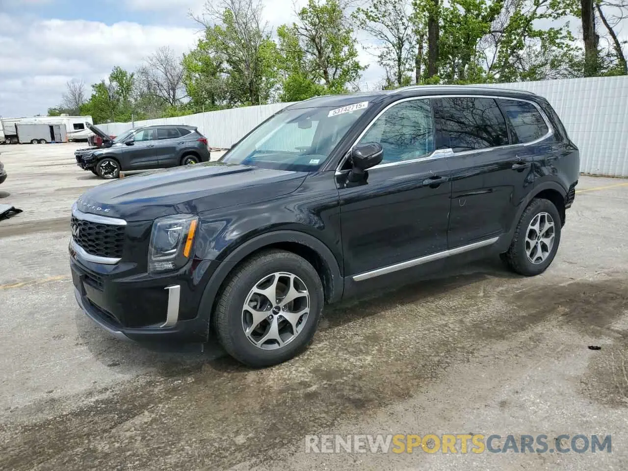 1 fotografías del automóvil dañado 5XYP34HC0NG282802 KIA TELLURIDE 2022