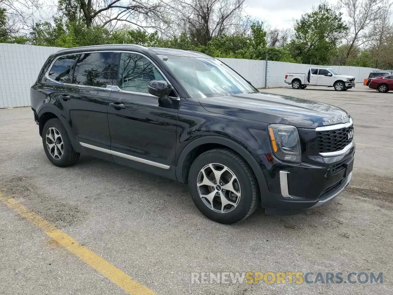 4 fotografías del automóvil dañado 5XYP34HC0NG282802 KIA TELLURIDE 2022