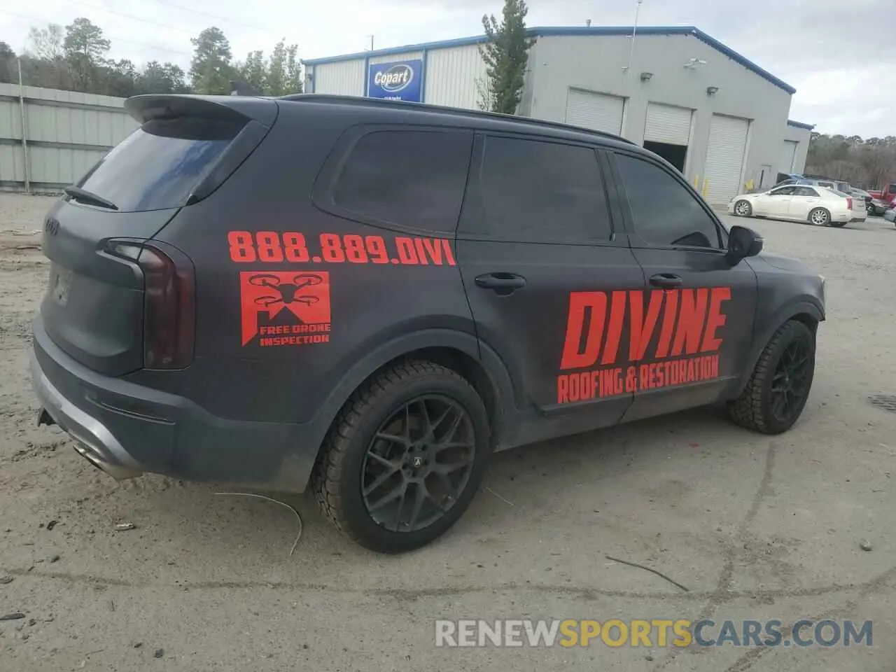 3 fotografías del automóvil dañado 5XYP34HC2NG301981 KIA TELLURIDE 2022