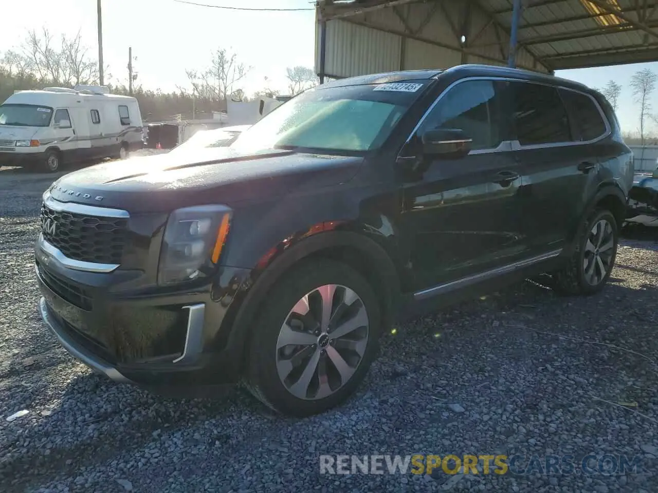 1 fotografías del automóvil dañado 5XYP34HC3NG202568 KIA TELLURIDE 2022