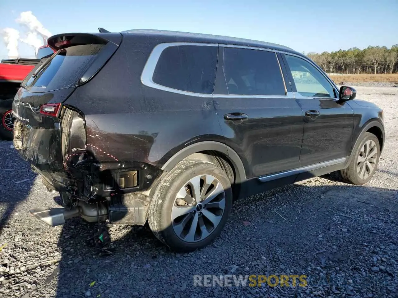3 fotografías del automóvil dañado 5XYP34HC3NG202568 KIA TELLURIDE 2022