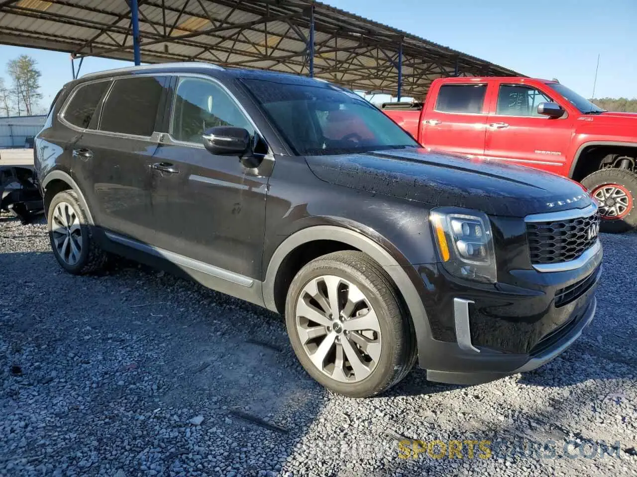 4 fotografías del automóvil dañado 5XYP34HC3NG202568 KIA TELLURIDE 2022