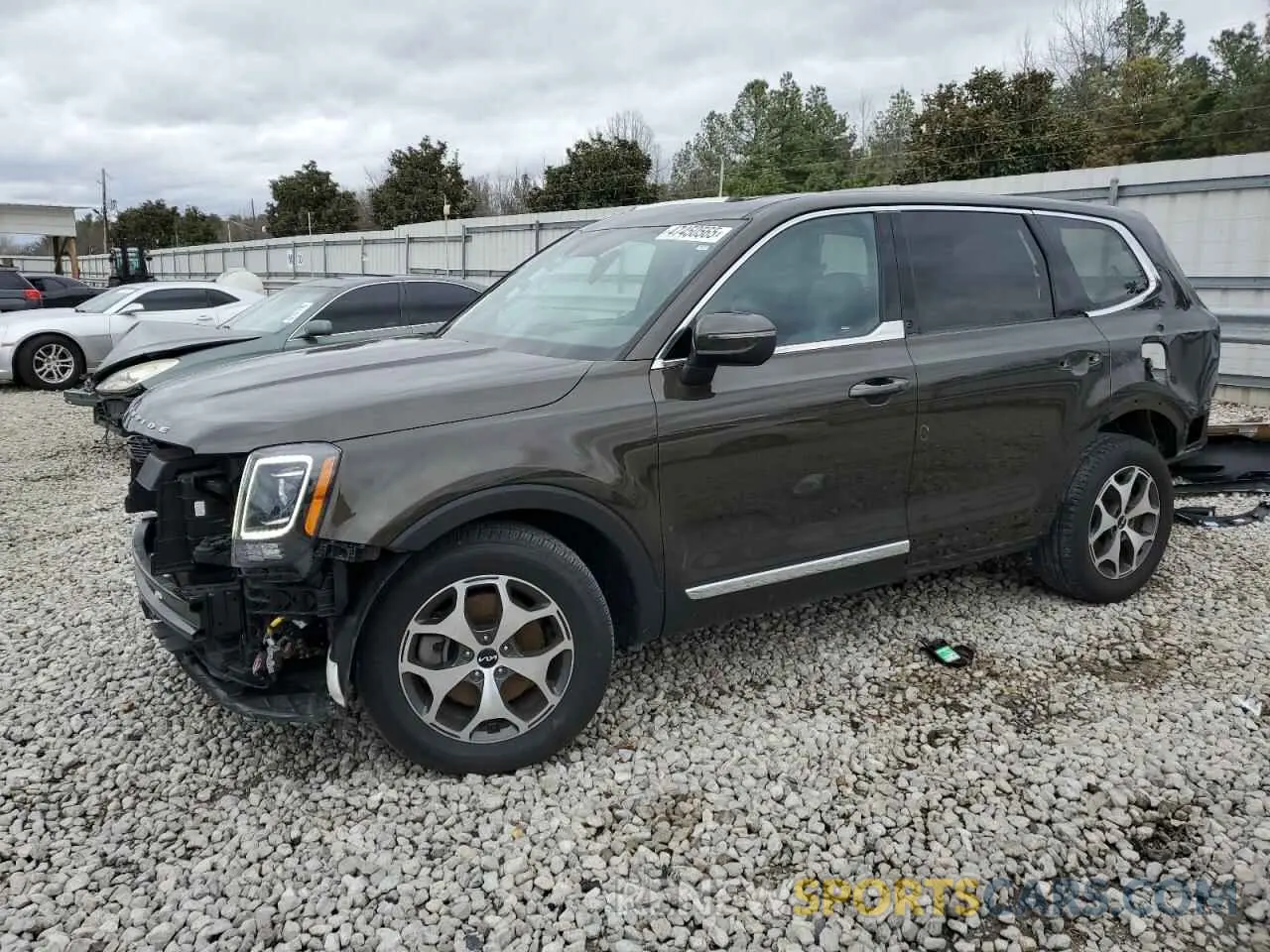 1 fotografías del automóvil dañado 5XYP34HC3NG240334 KIA TELLURIDE 2022