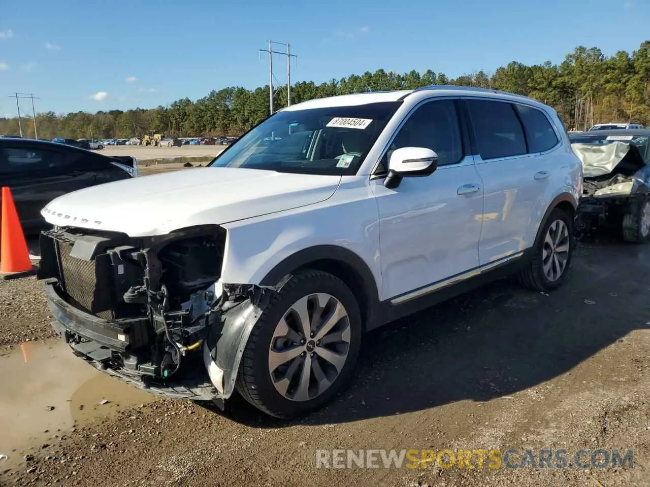 1 fotografías del automóvil dañado 5XYP34HC4NG231108 KIA TELLURIDE 2022
