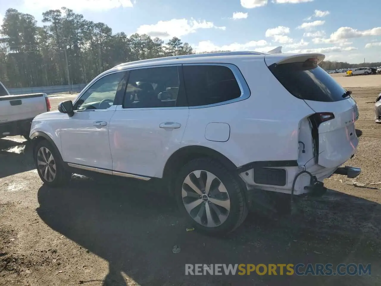 2 fotografías del automóvil dañado 5XYP34HC4NG231108 KIA TELLURIDE 2022