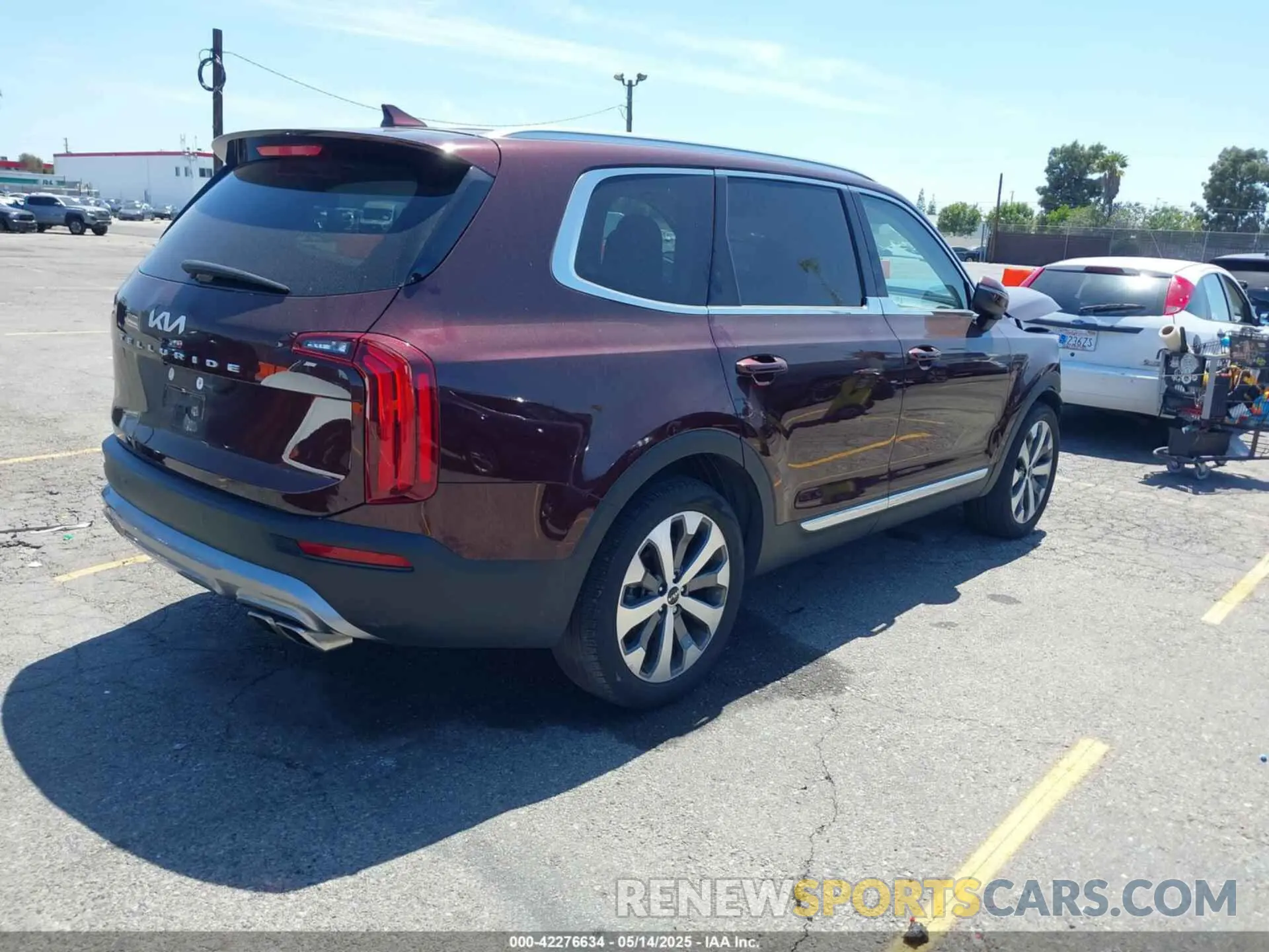 4 fotografías del automóvil dañado 5XYP34HC9NG265433 KIA TELLURIDE 2022