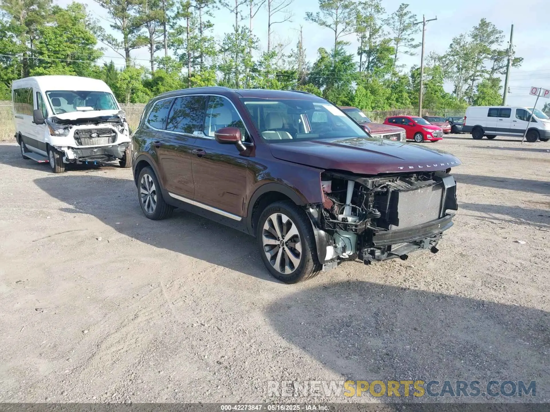 1 fotografías del automóvil dañado 5XYP34HCXNG263769 KIA TELLURIDE 2022