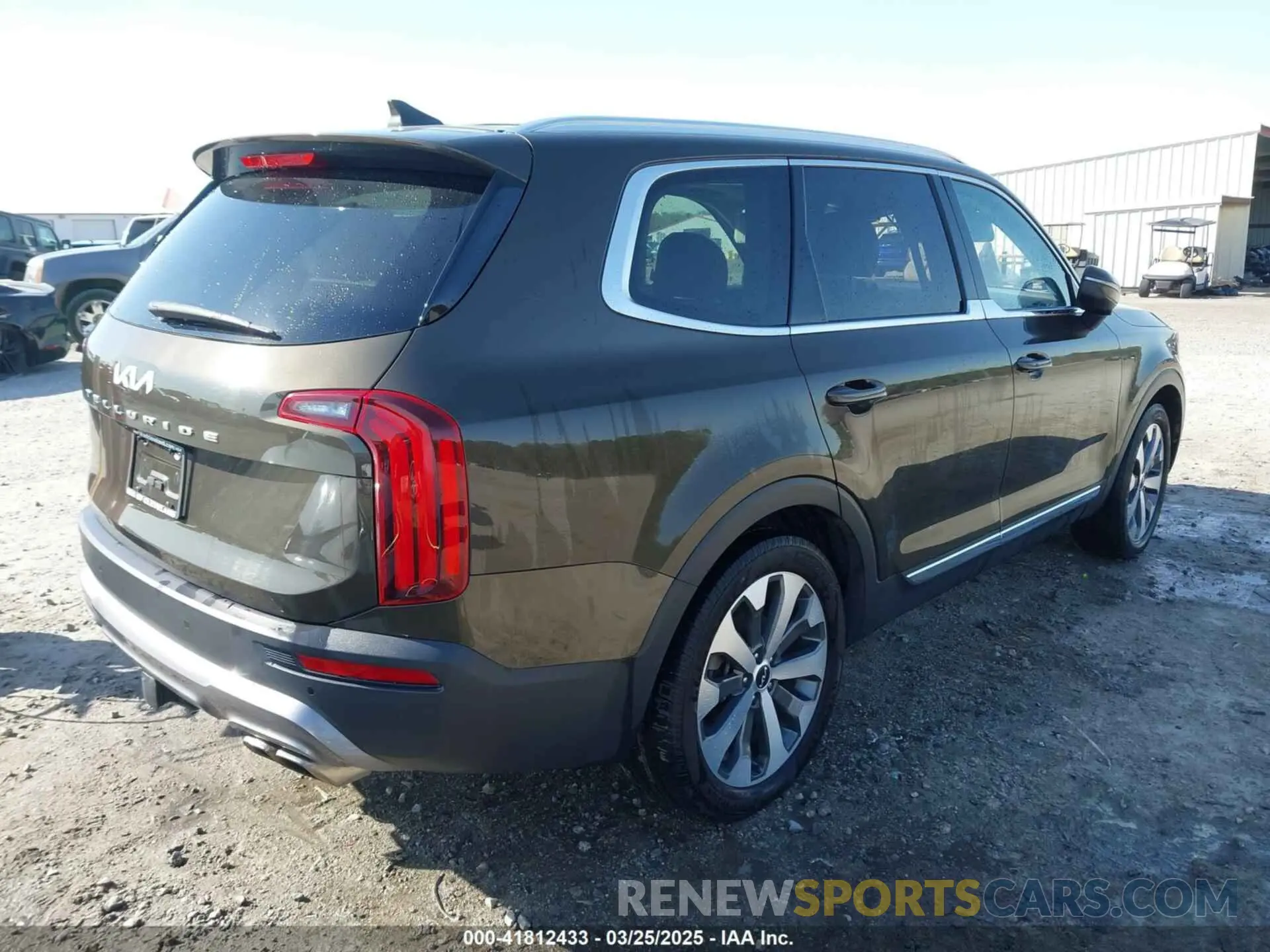 4 fotografías del automóvil dañado 5XYP34HCXNG289594 KIA TELLURIDE 2022