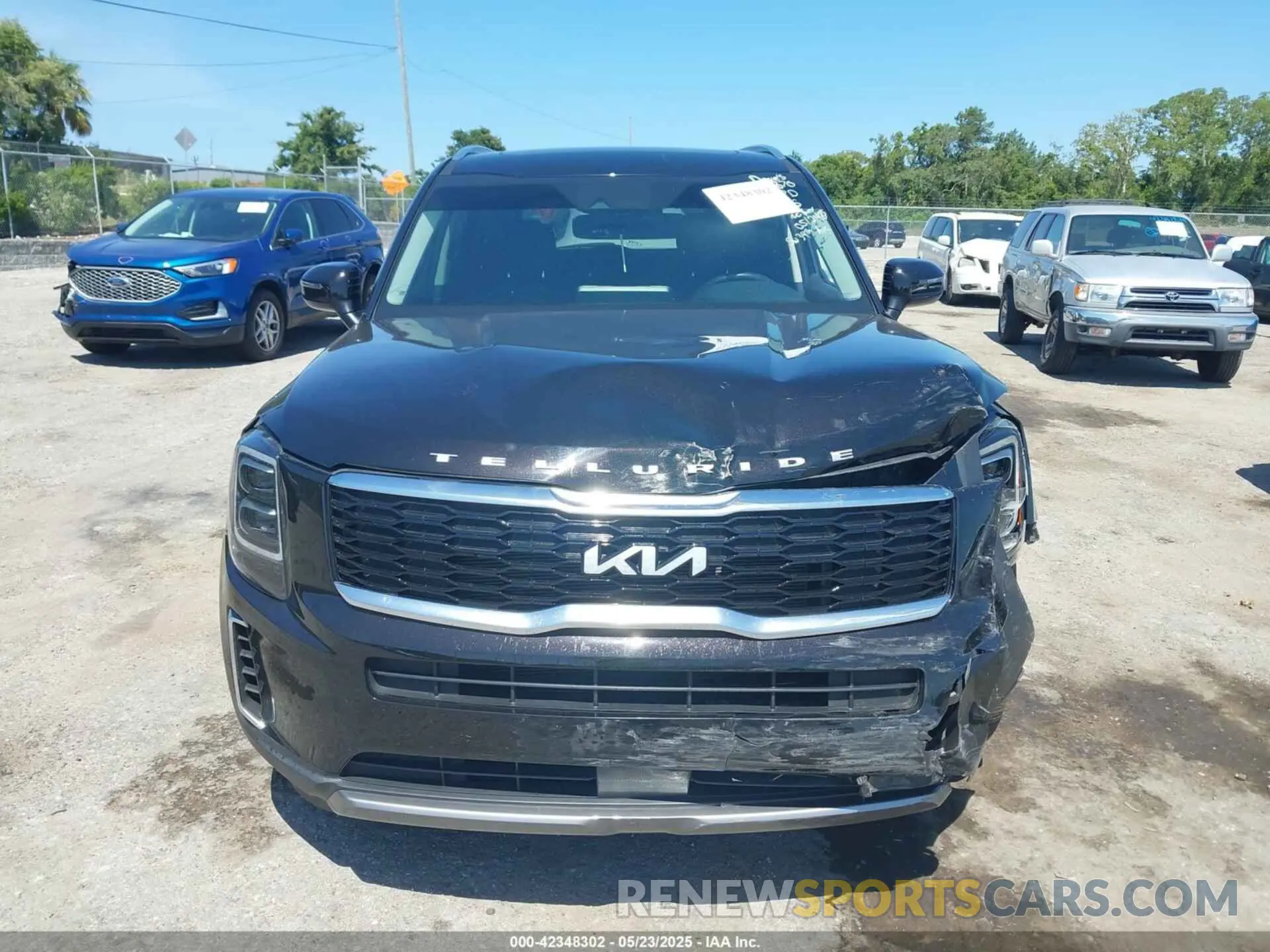 12 fotografías del automóvil dañado 5XYP34HCXNG314378 KIA TELLURIDE 2022