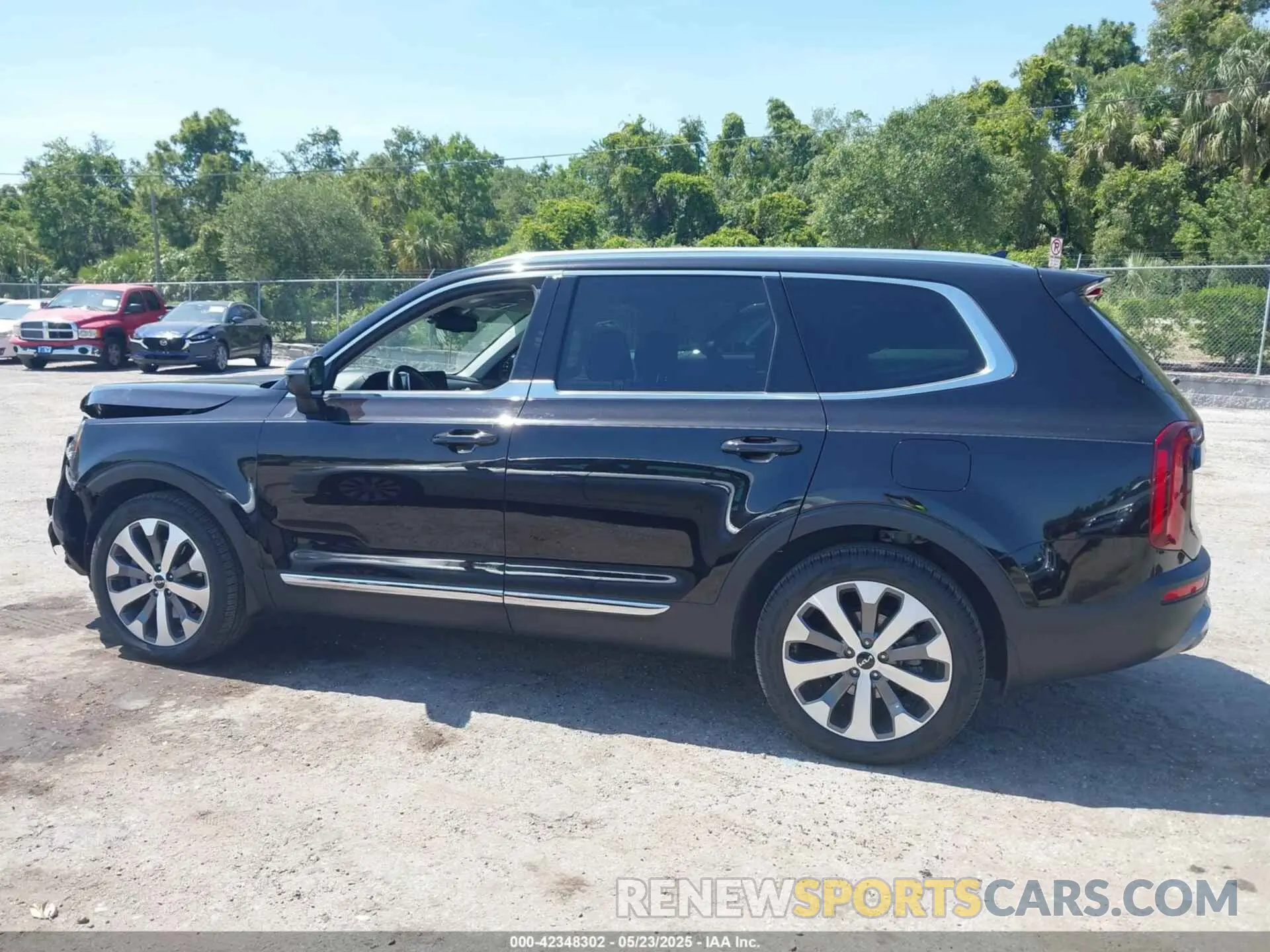 14 fotografías del automóvil dañado 5XYP34HCXNG314378 KIA TELLURIDE 2022