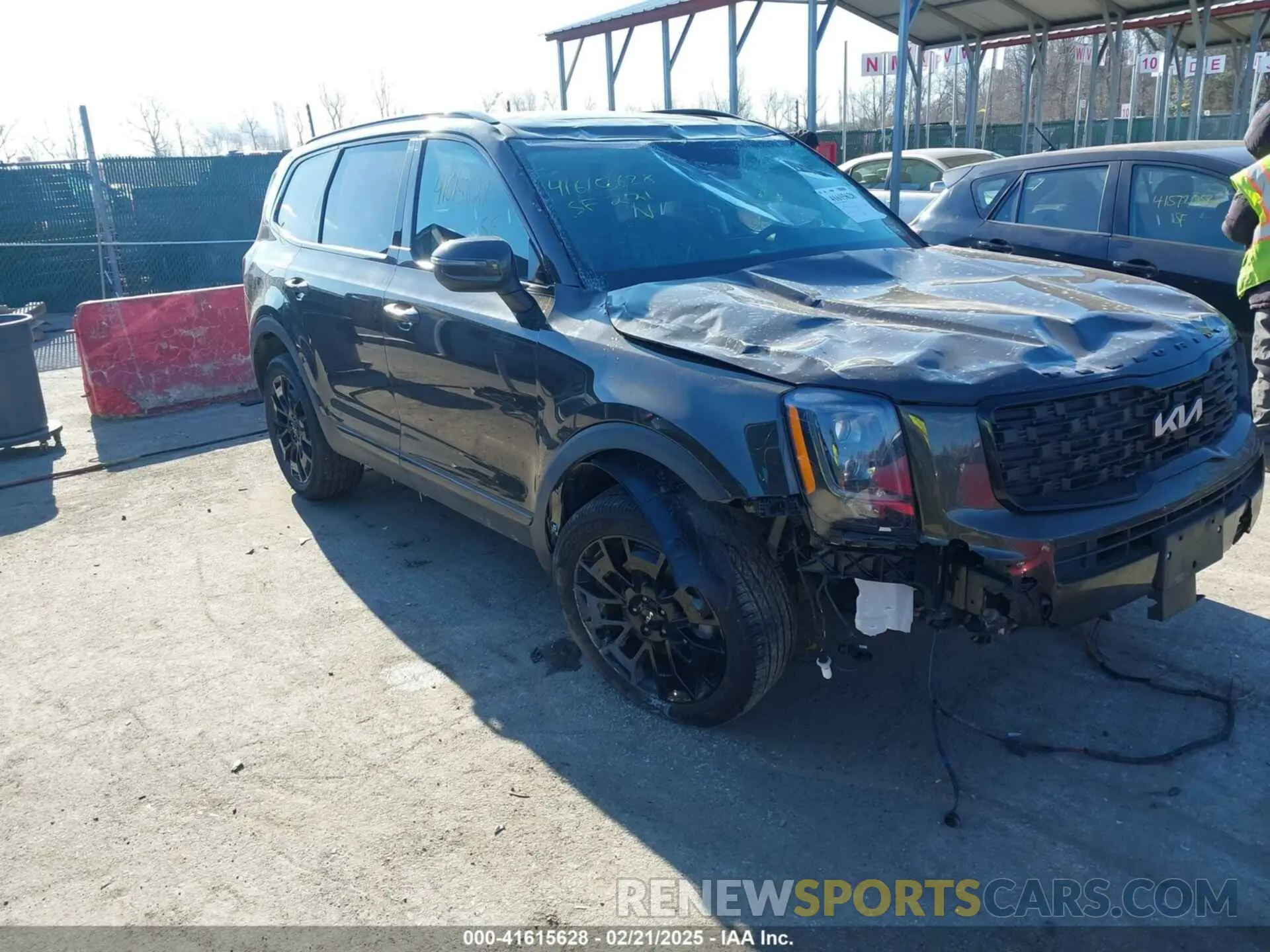 1 fotografías del automóvil dañado 5XYP3DHC1NG237397 KIA TELLURIDE 2022