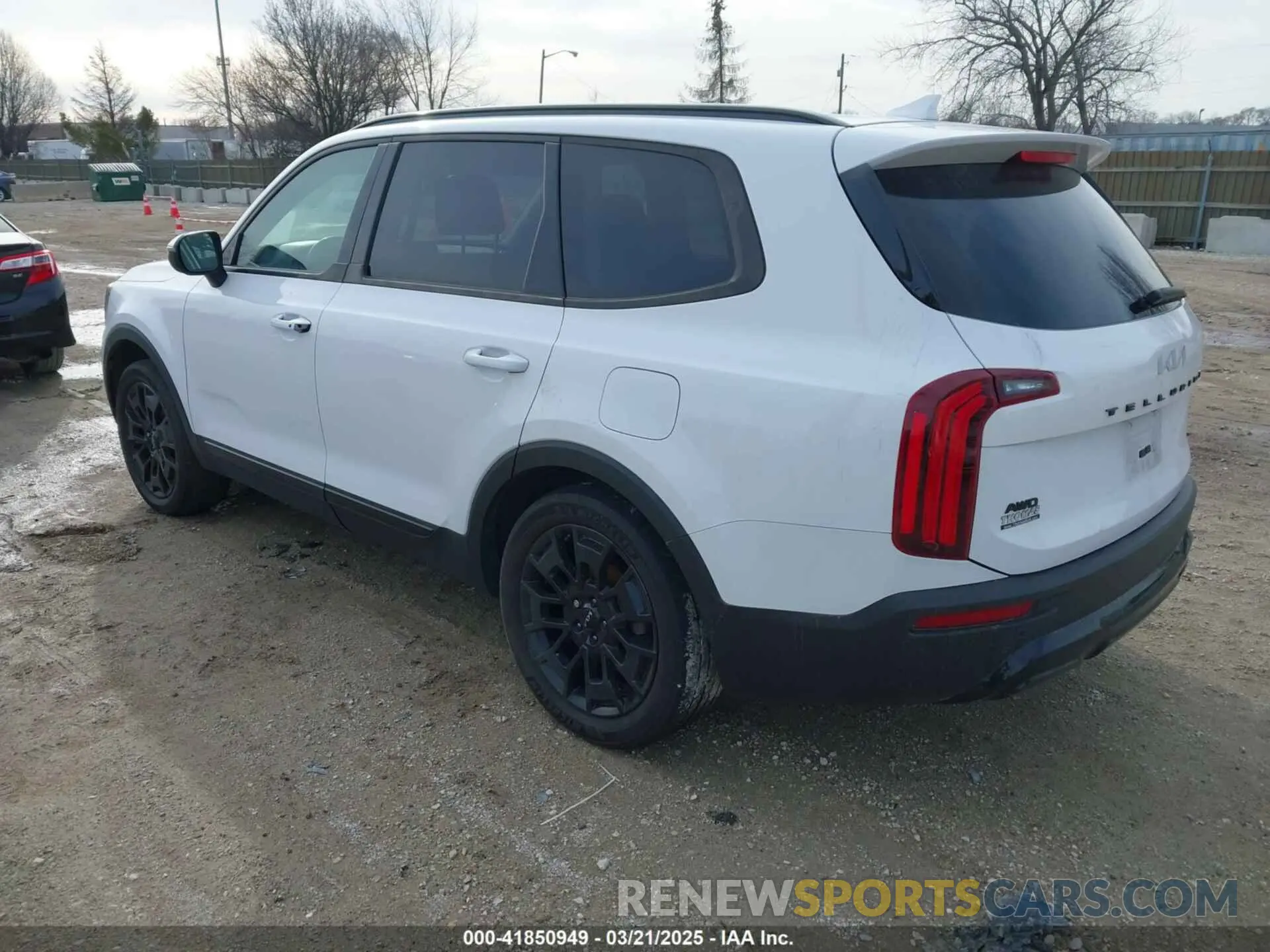 3 fotografías del automóvil dañado 5XYP3DHC3NG204367 KIA TELLURIDE 2022