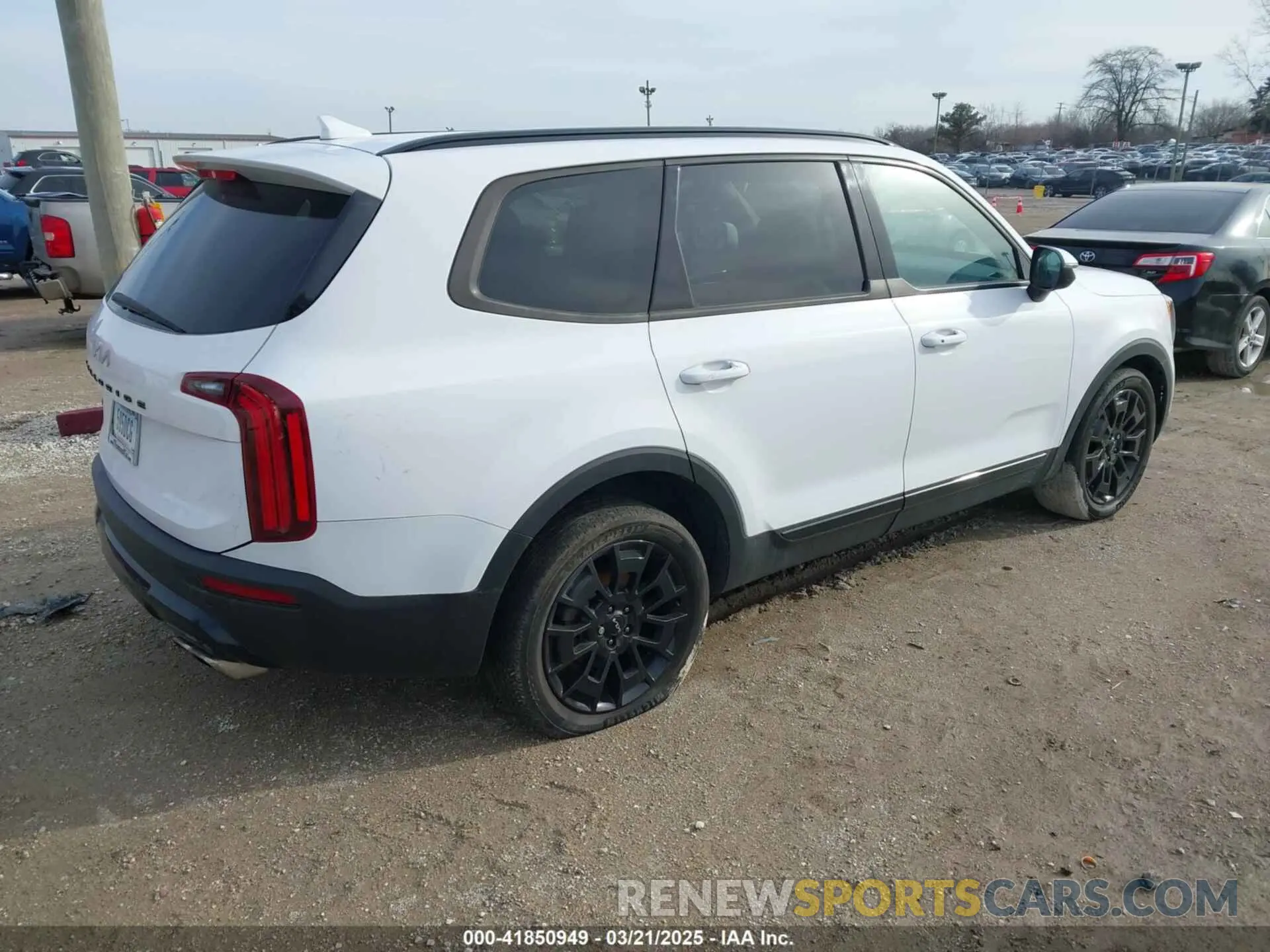 4 fotografías del automóvil dañado 5XYP3DHC3NG204367 KIA TELLURIDE 2022