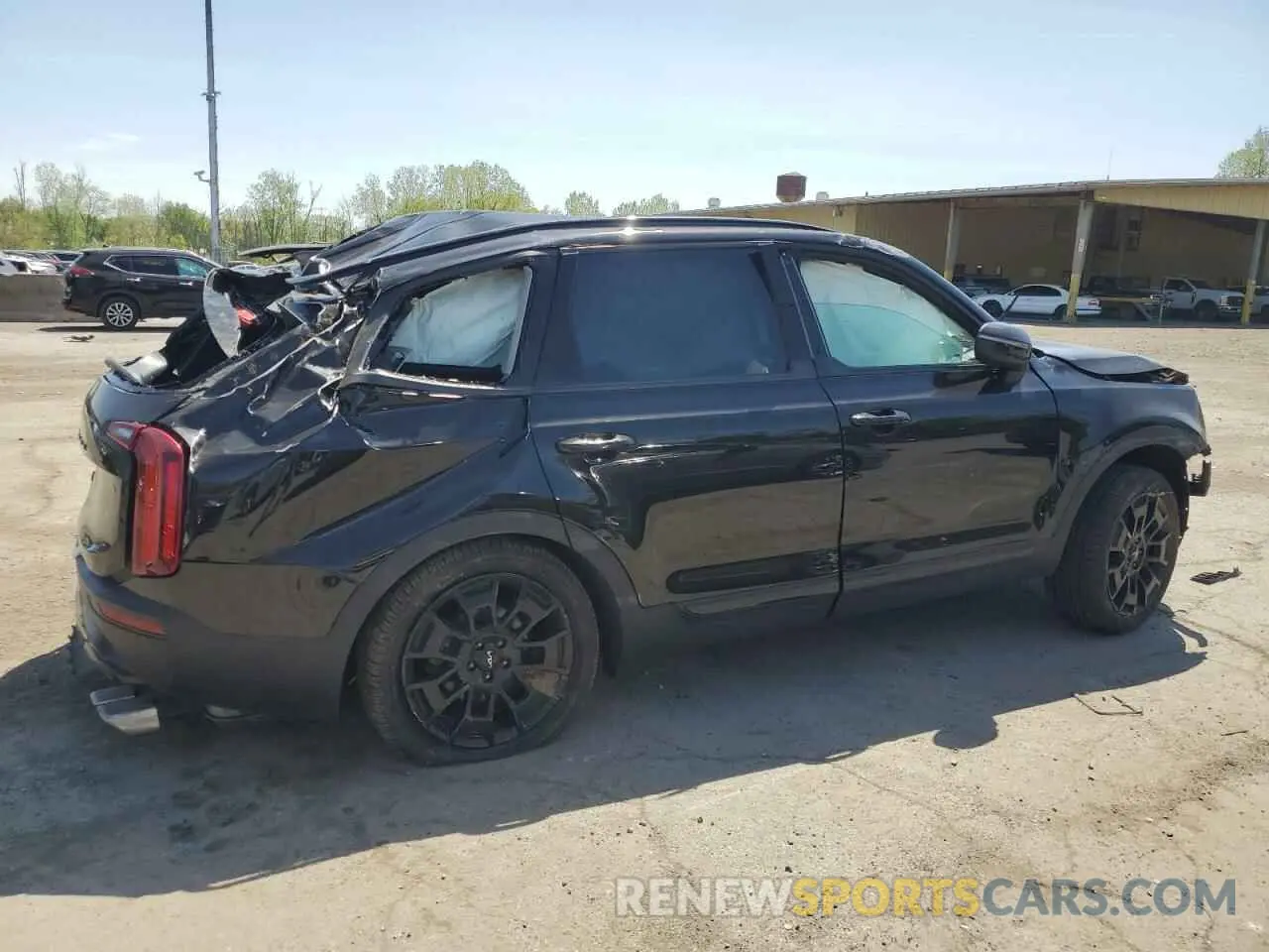 3 fotografías del automóvil dañado 5XYP3DHC3NG228264 KIA TELLURIDE 2022