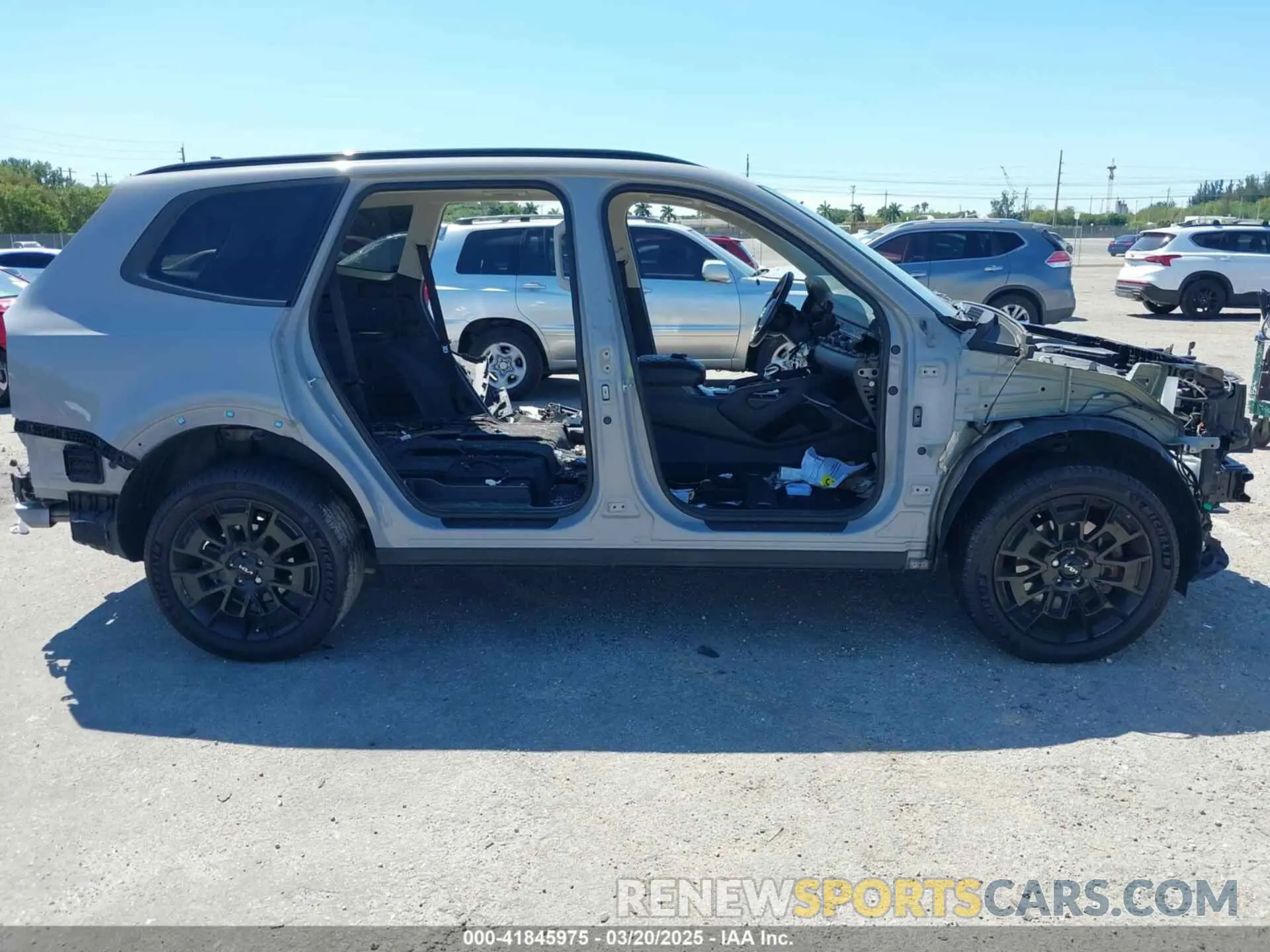 14 fotografías del automóvil dañado 5XYP3DHC3NG274032 KIA TELLURIDE 2022
