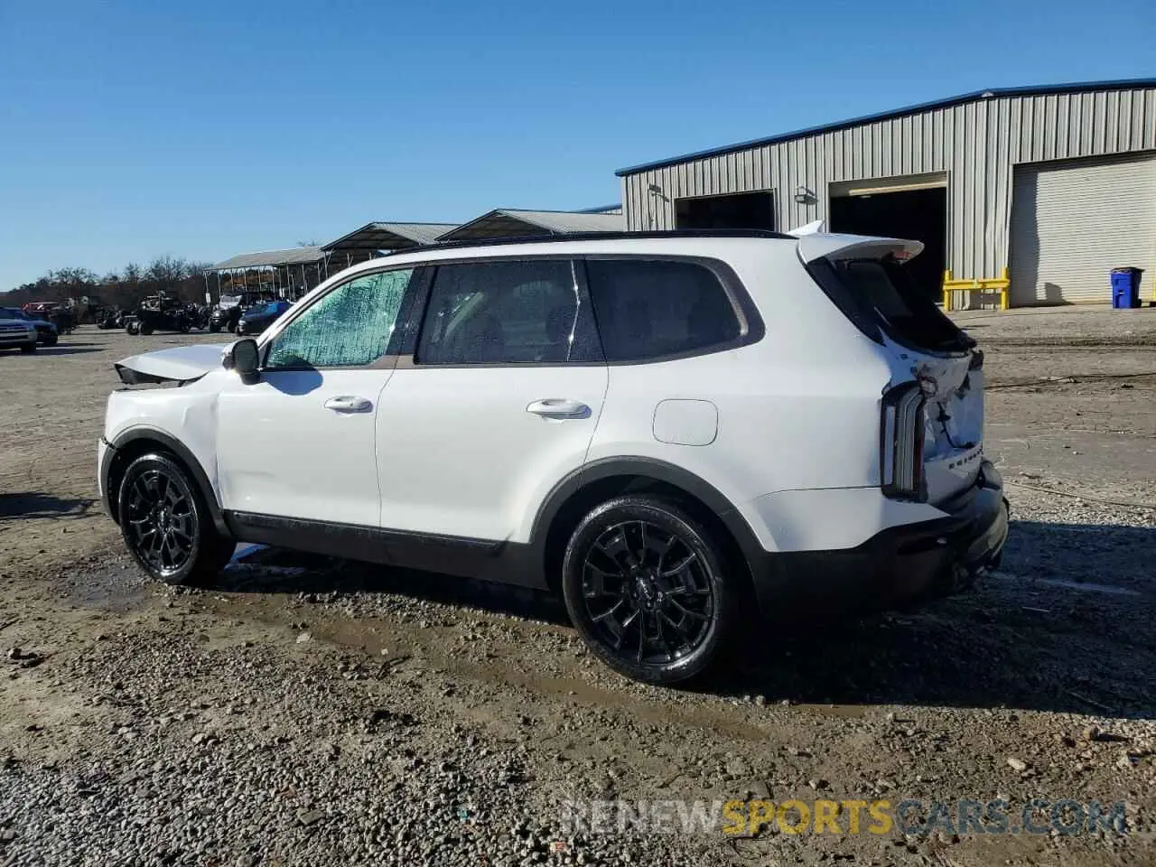 2 fotografías del automóvil dañado 5XYP3DHC4NG280339 KIA TELLURIDE 2022