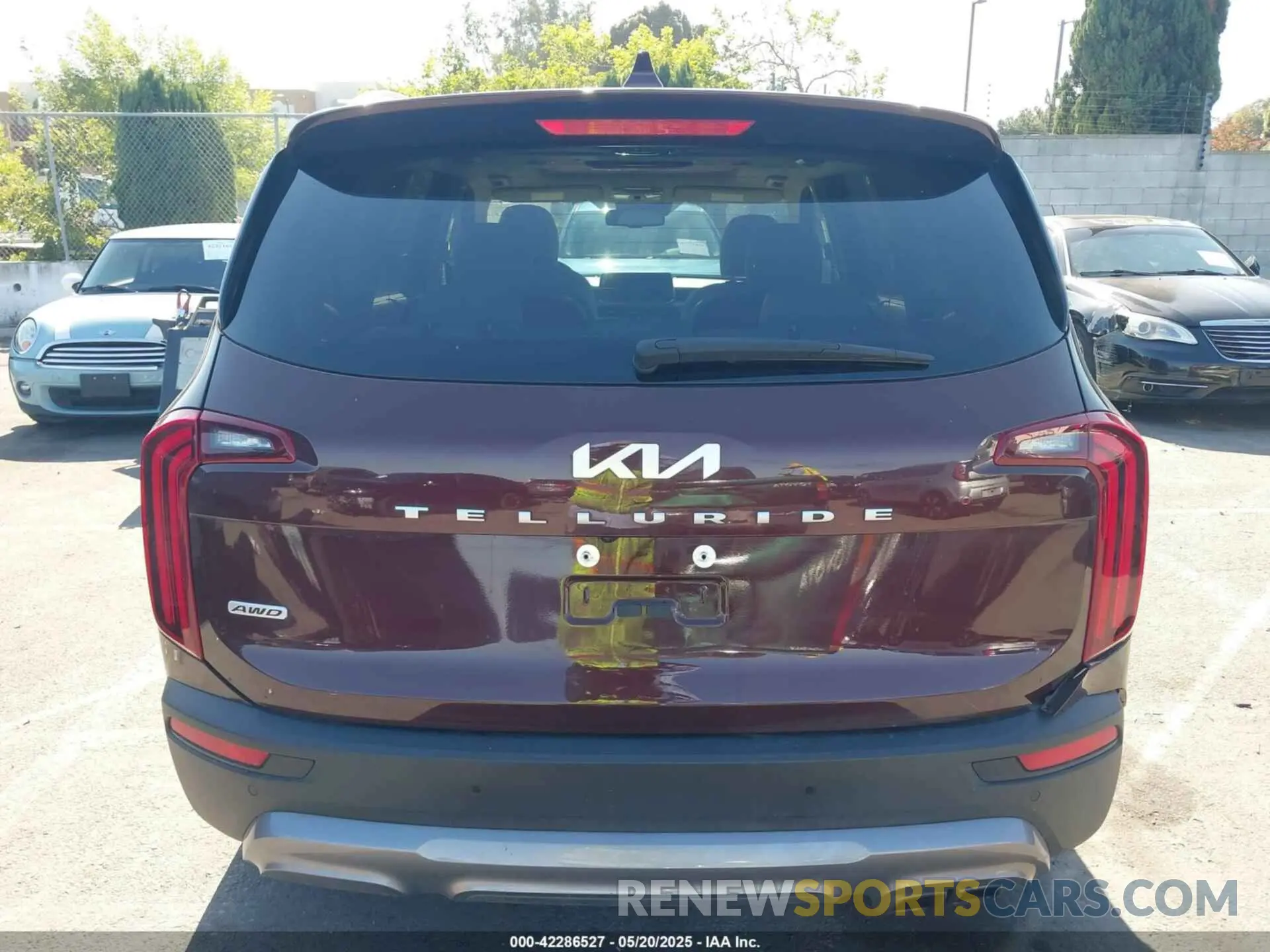 16 fotografías del automóvil dañado 5XYP3DHC5NG230081 KIA TELLURIDE 2022
