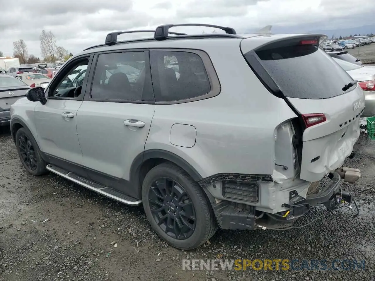 2 fotografías del automóvil dañado 5XYP3DHC6NG274705 KIA TELLURIDE 2022