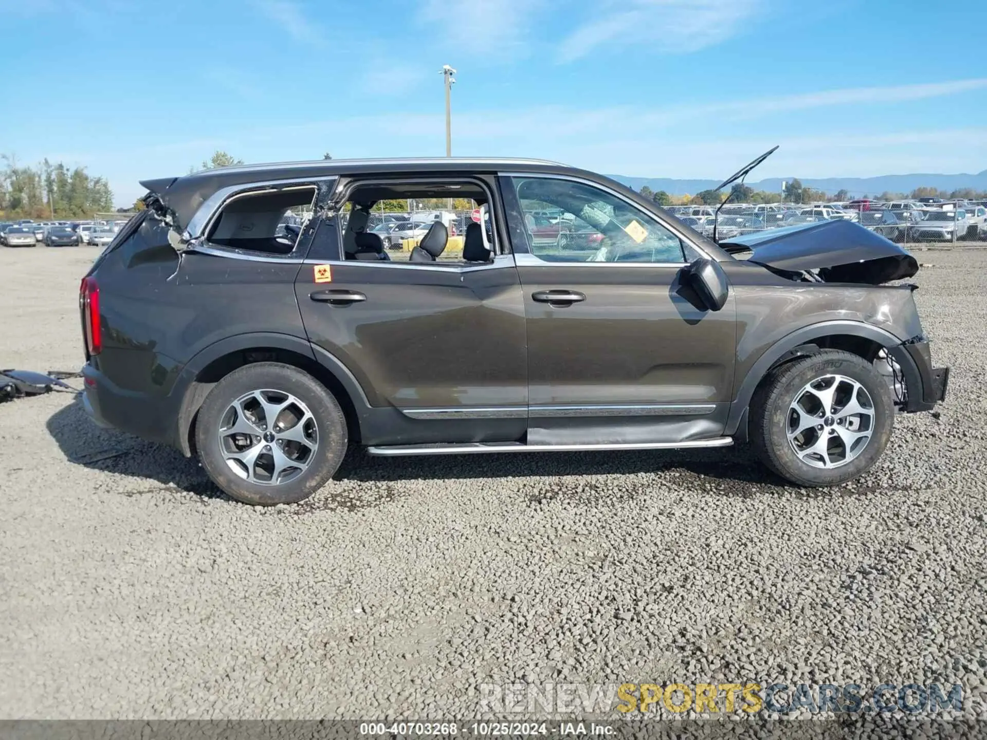 13 fotografías del automóvil dañado 5XYP3DHC7NG201553 KIA TELLURIDE 2022