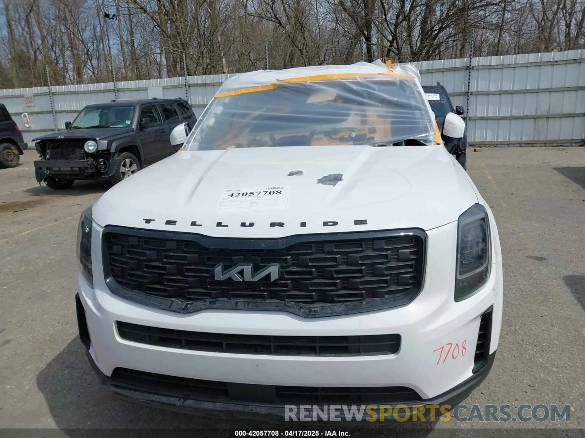 12 fotografías del automóvil dañado 5XYP3DHC8NG225473 KIA TELLURIDE 2022