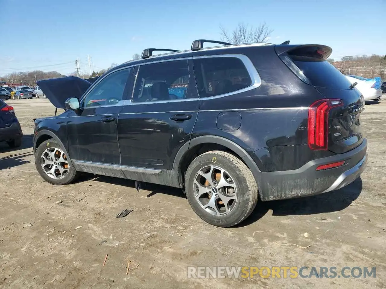 2 fotografías del automóvil dañado 5XYP3DHC8NG283096 KIA TELLURIDE 2022