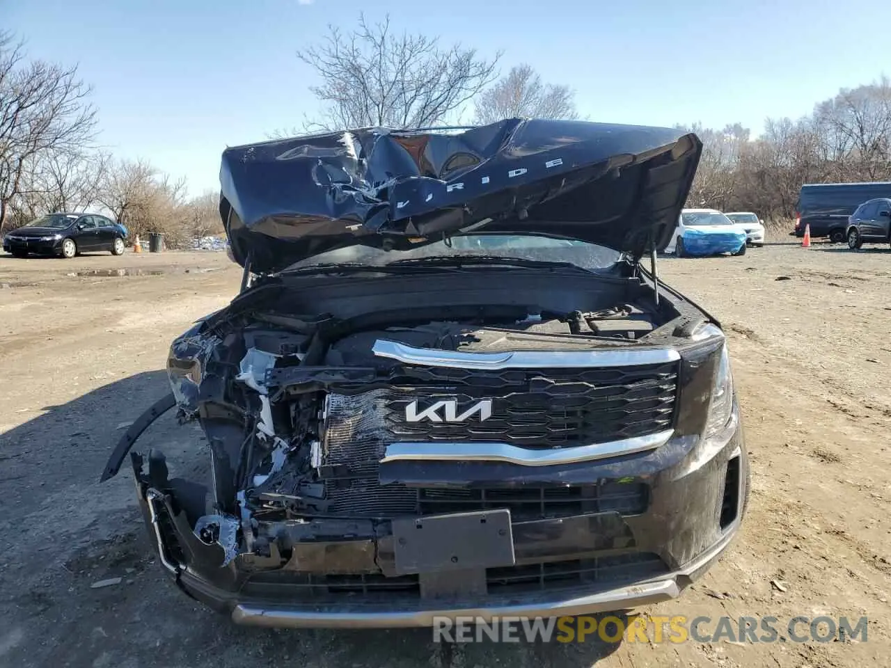 5 fotografías del automóvil dañado 5XYP3DHC8NG283096 KIA TELLURIDE 2022