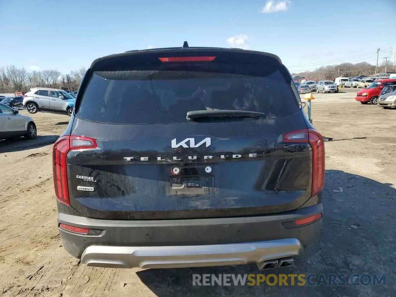 6 fotografías del automóvil dañado 5XYP3DHC8NG283096 KIA TELLURIDE 2022