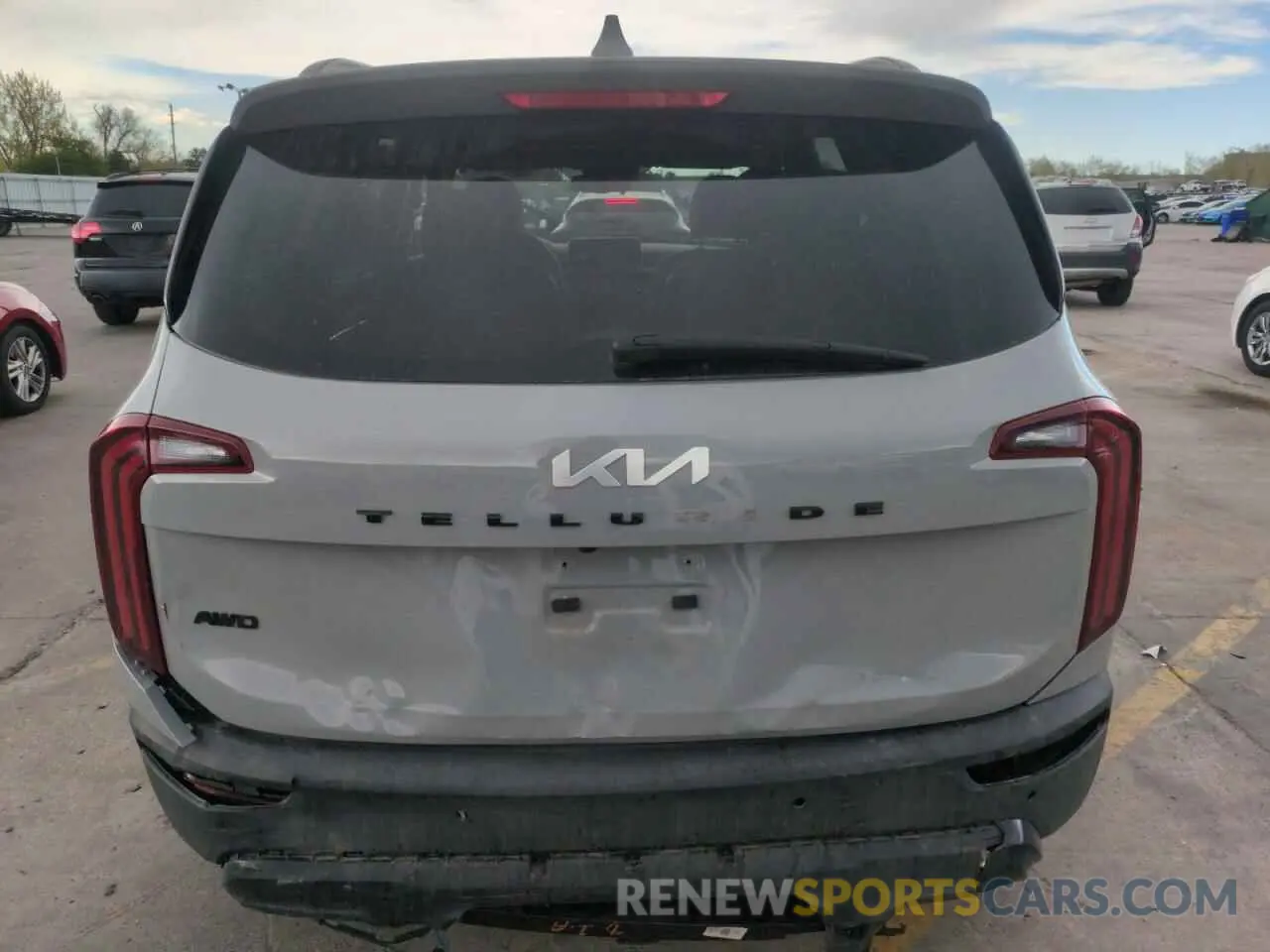 6 fotografías del automóvil dañado 5XYP3DHC9NG313528 KIA TELLURIDE 2022