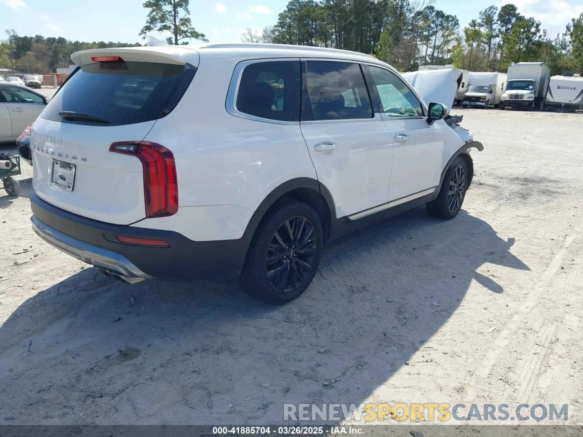 4 fotografías del automóvil dañado 5XYP54HC2NG218464 KIA TELLURIDE 2022
