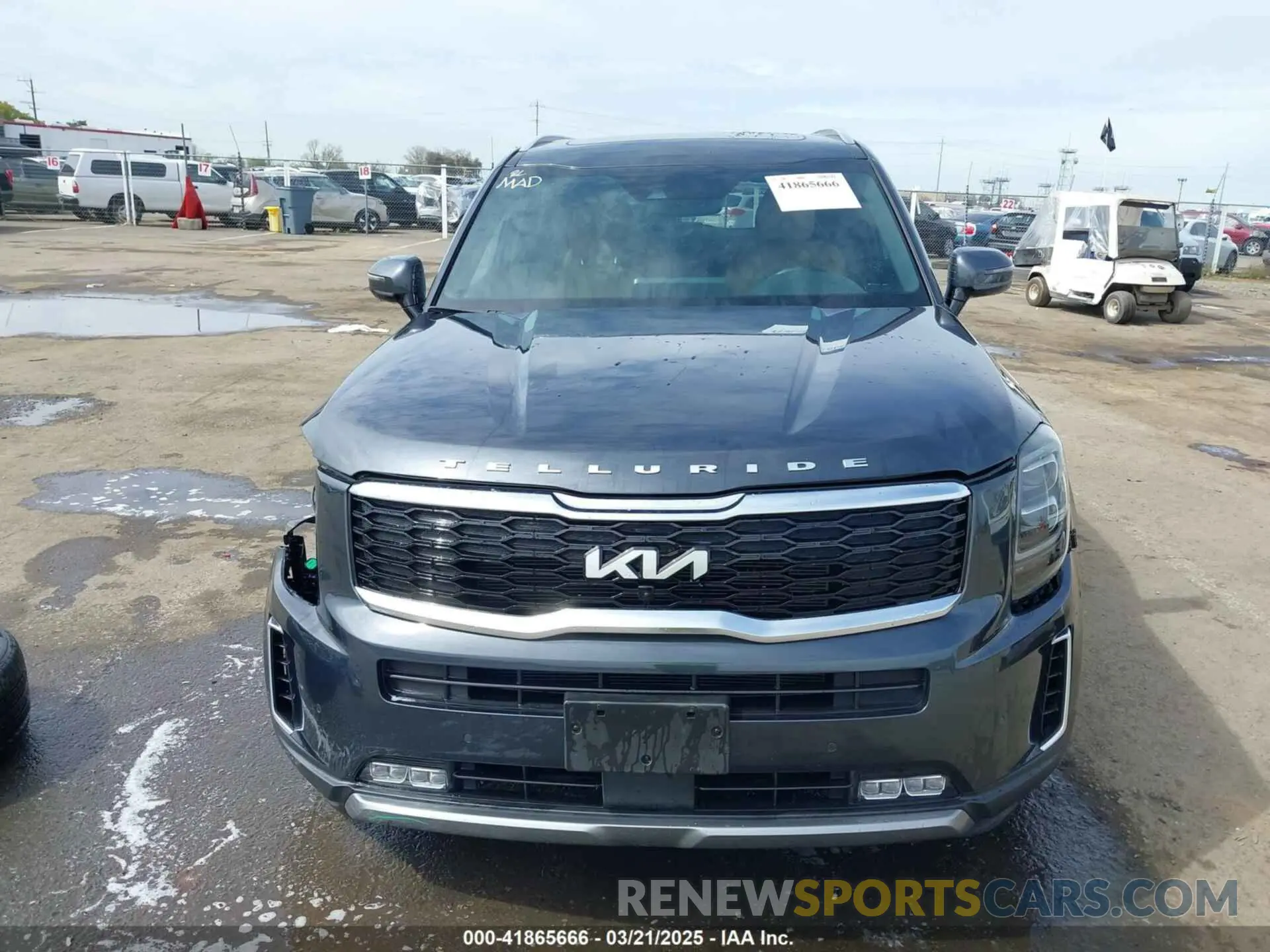 13 fotografías del automóvil dañado 5XYP54HC2NG253361 KIA TELLURIDE 2022