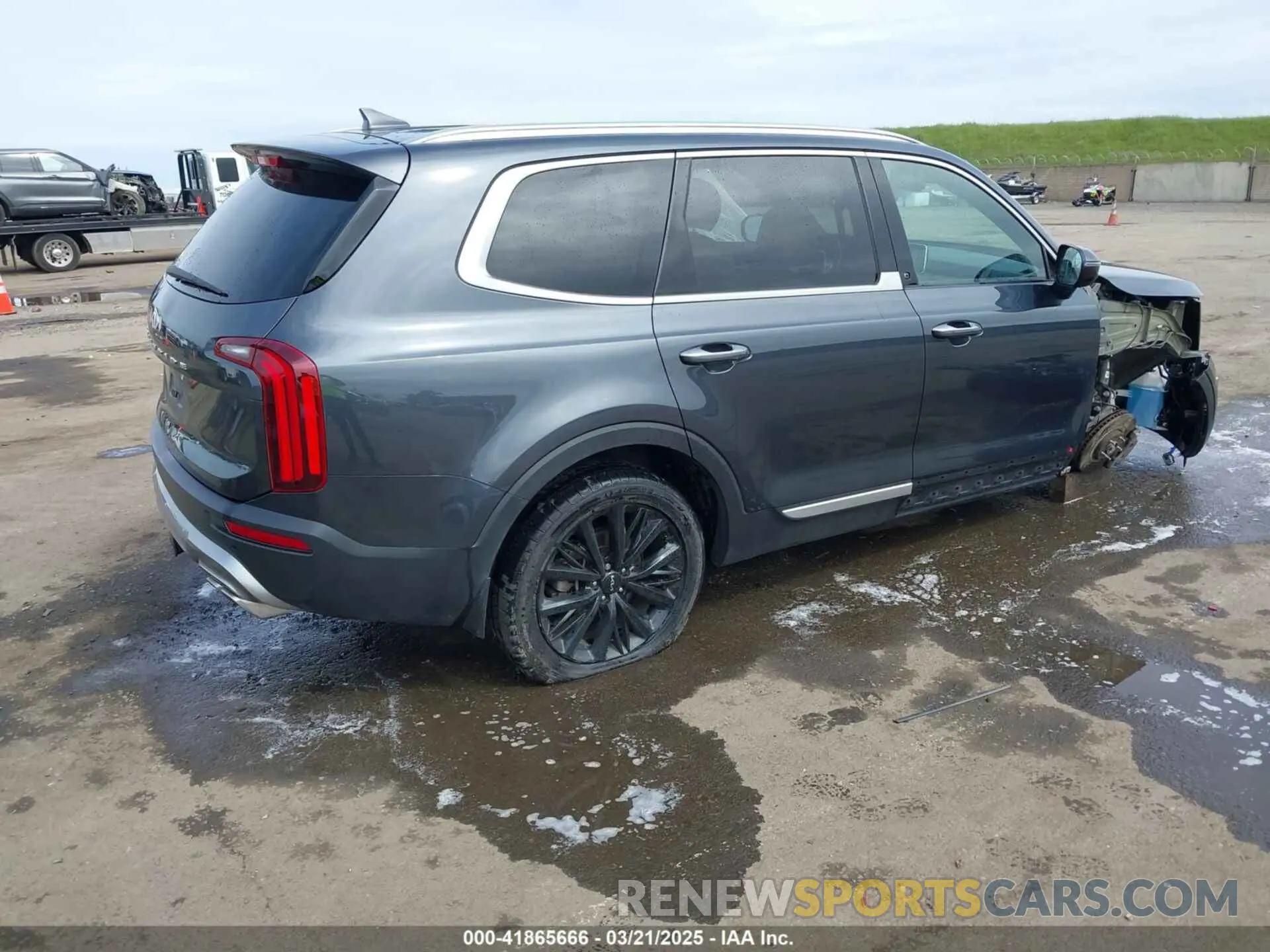 4 fotografías del automóvil dañado 5XYP54HC2NG253361 KIA TELLURIDE 2022