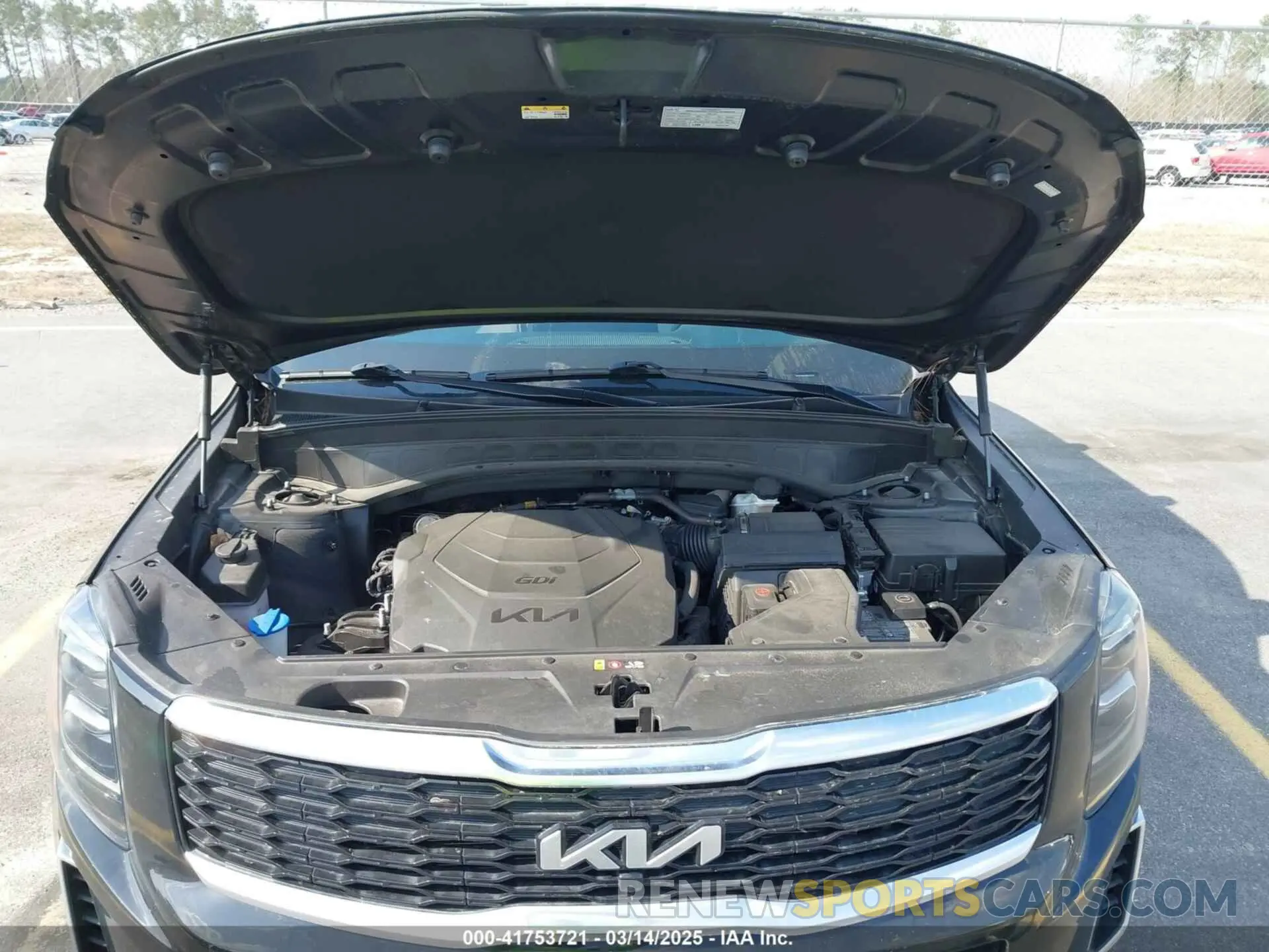 10 fotografías del automóvil dañado 5XYP54HC4NG218529 KIA TELLURIDE 2022