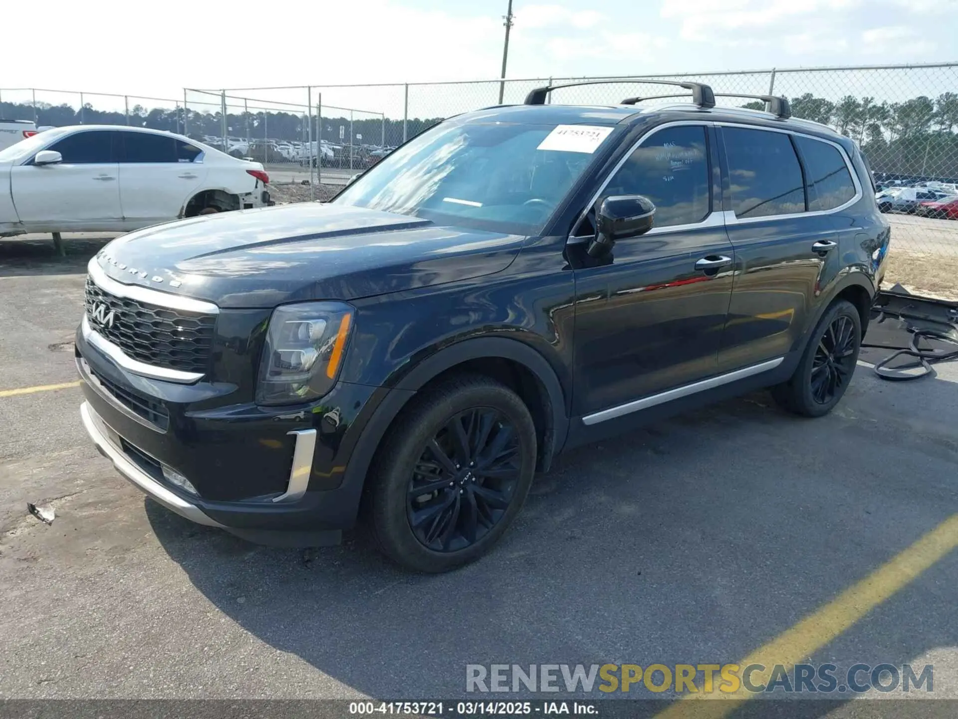 2 fotografías del automóvil dañado 5XYP54HC4NG218529 KIA TELLURIDE 2022