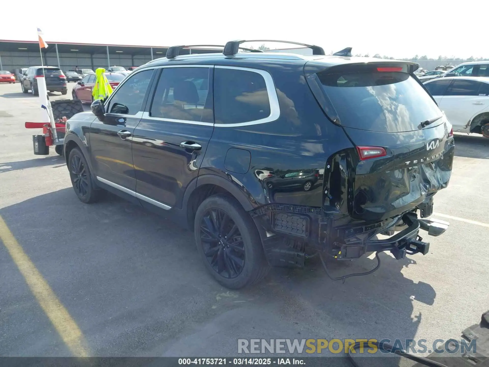 3 fotografías del automóvil dañado 5XYP54HC4NG218529 KIA TELLURIDE 2022