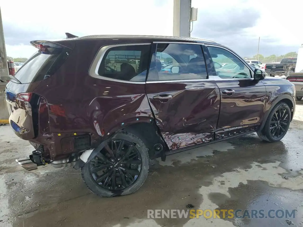 3 fotografías del automóvil dañado 5XYP54HC7NG281592 KIA TELLURIDE 2022