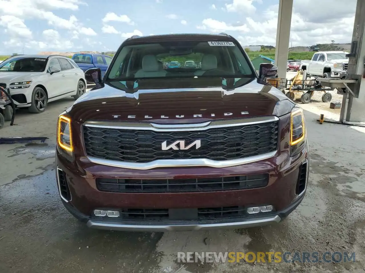 5 fotografías del automóvil dañado 5XYP54HC7NG281592 KIA TELLURIDE 2022