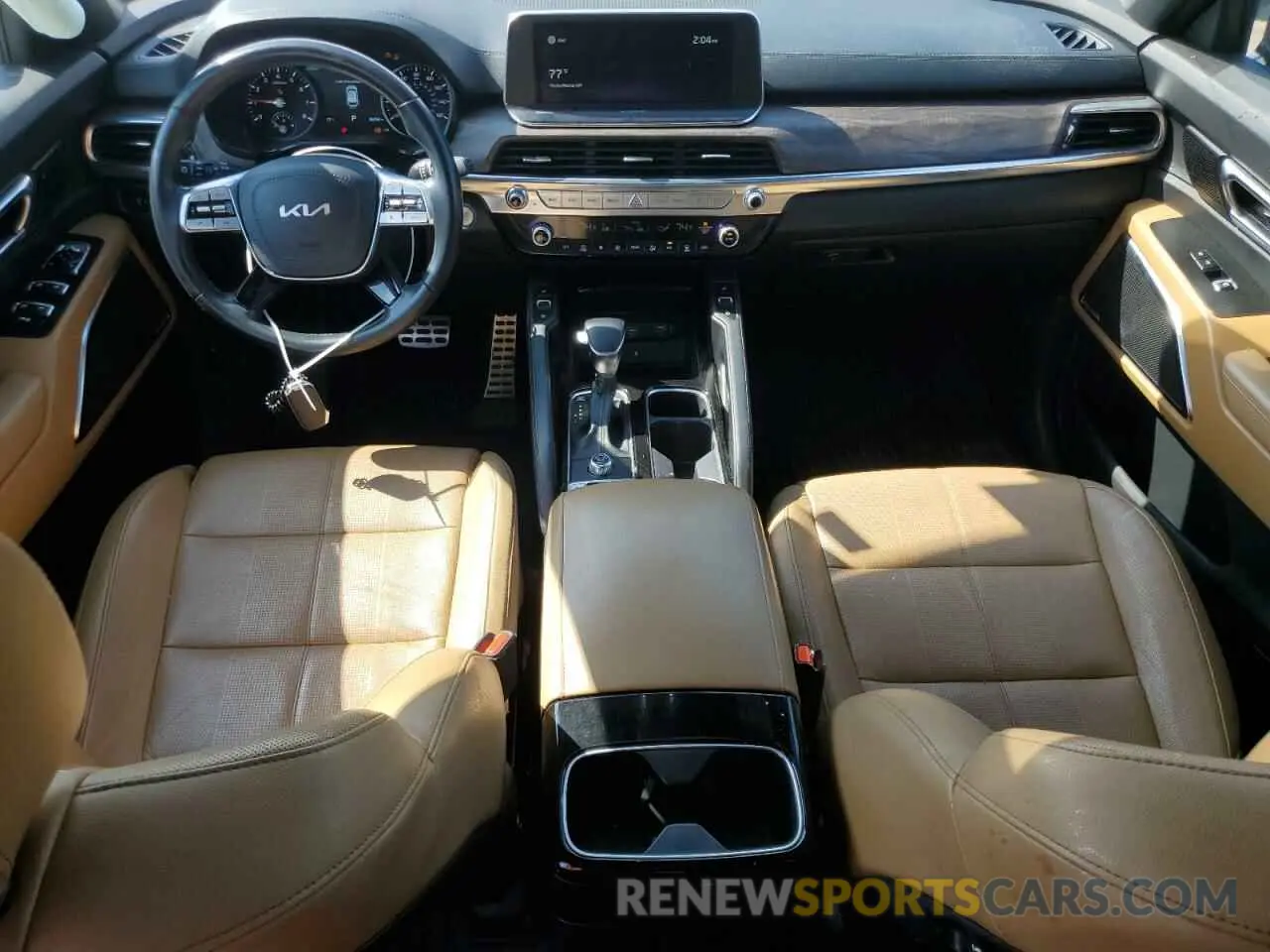 8 fotografías del automóvil dañado 5XYP54HC8NG201913 KIA TELLURIDE 2022