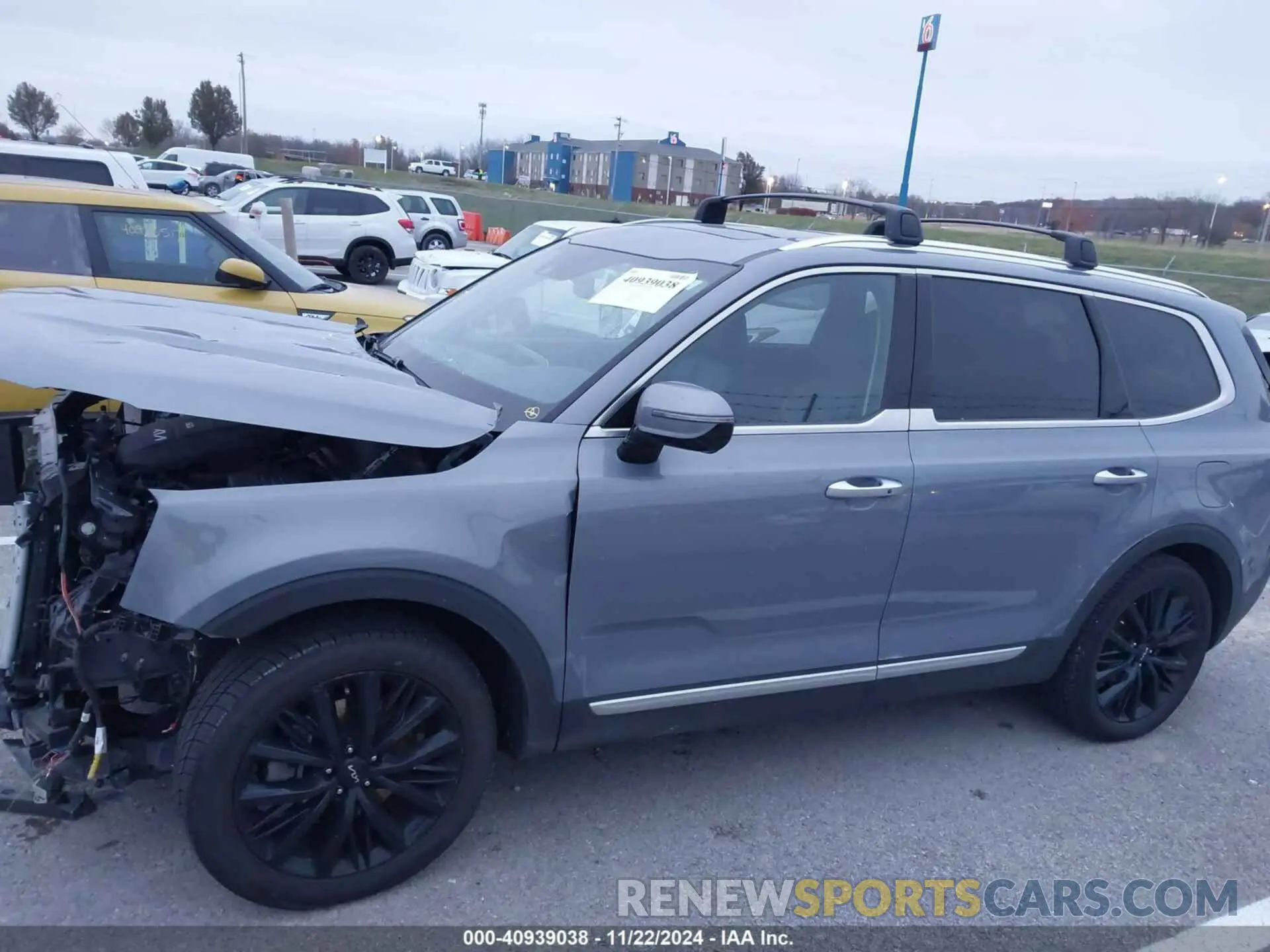 14 fotografías del automóvil dañado 5XYP54HC8NG243157 KIA TELLURIDE 2022