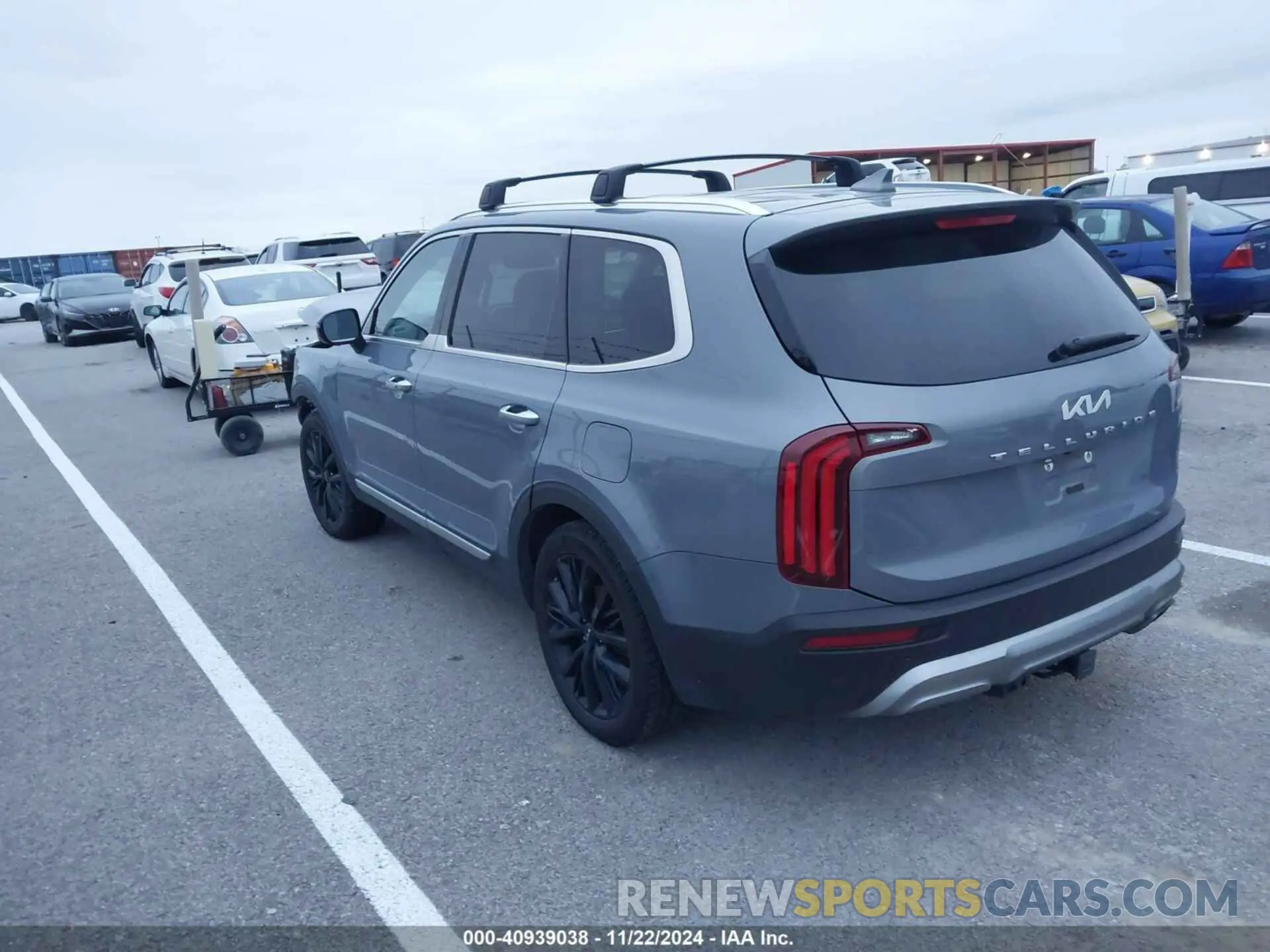 3 fotografías del automóvil dañado 5XYP54HC8NG243157 KIA TELLURIDE 2022