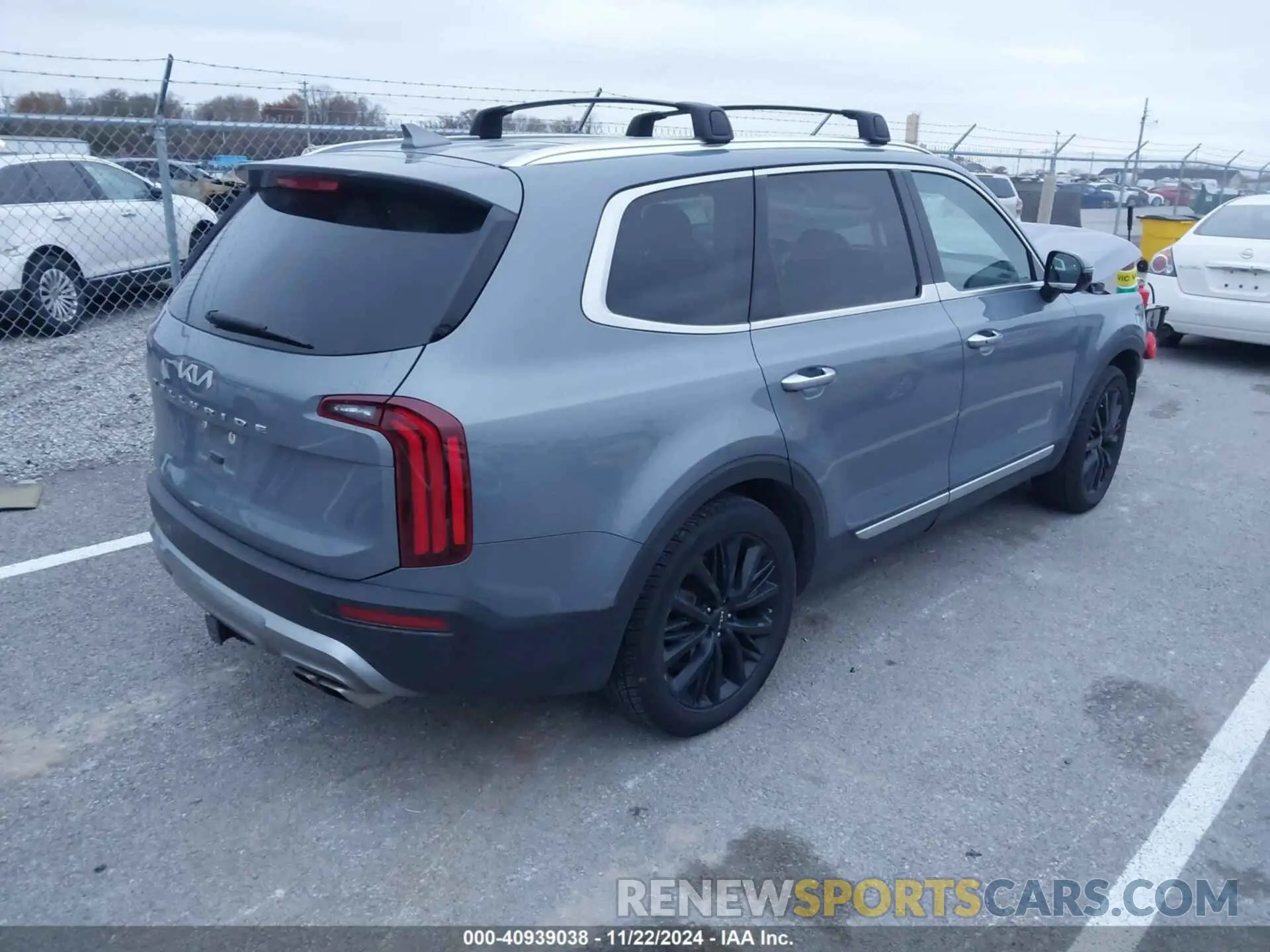 4 fotografías del automóvil dañado 5XYP54HC8NG243157 KIA TELLURIDE 2022