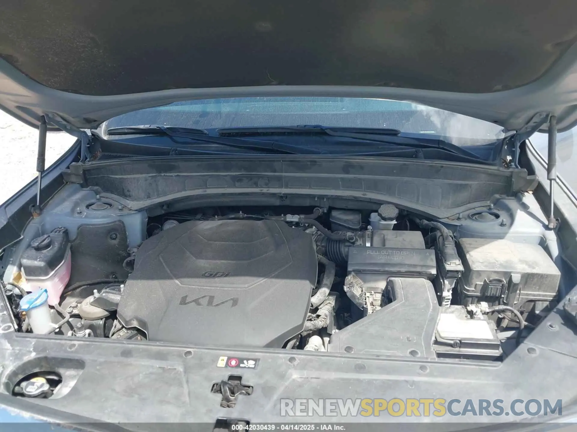 10 fotografías del automóvil dañado 5XYP54HC9NG214458 KIA TELLURIDE 2022