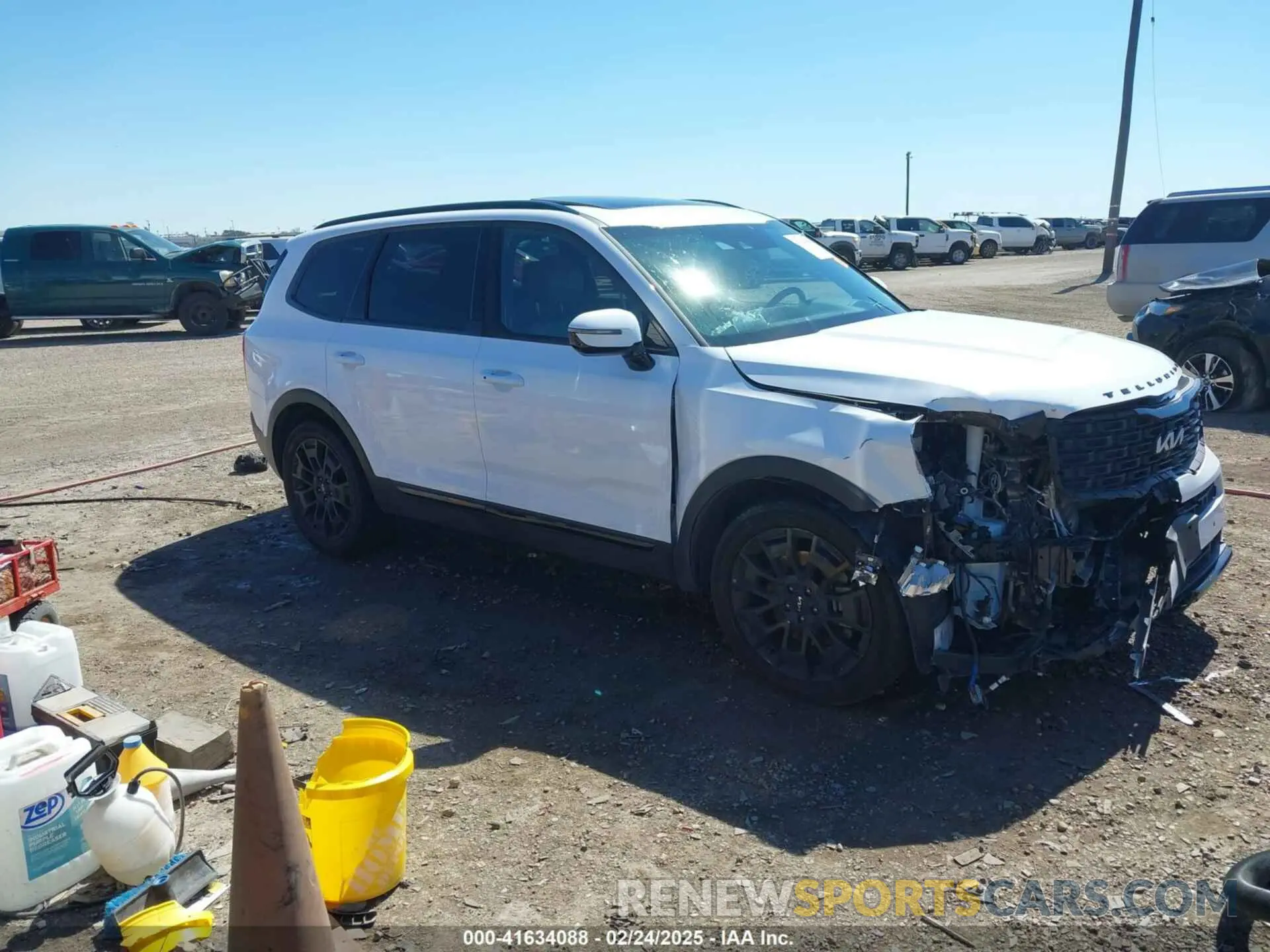 1 fotografías del automóvil dañado 5XYP5DHC0NG275634 KIA TELLURIDE 2022