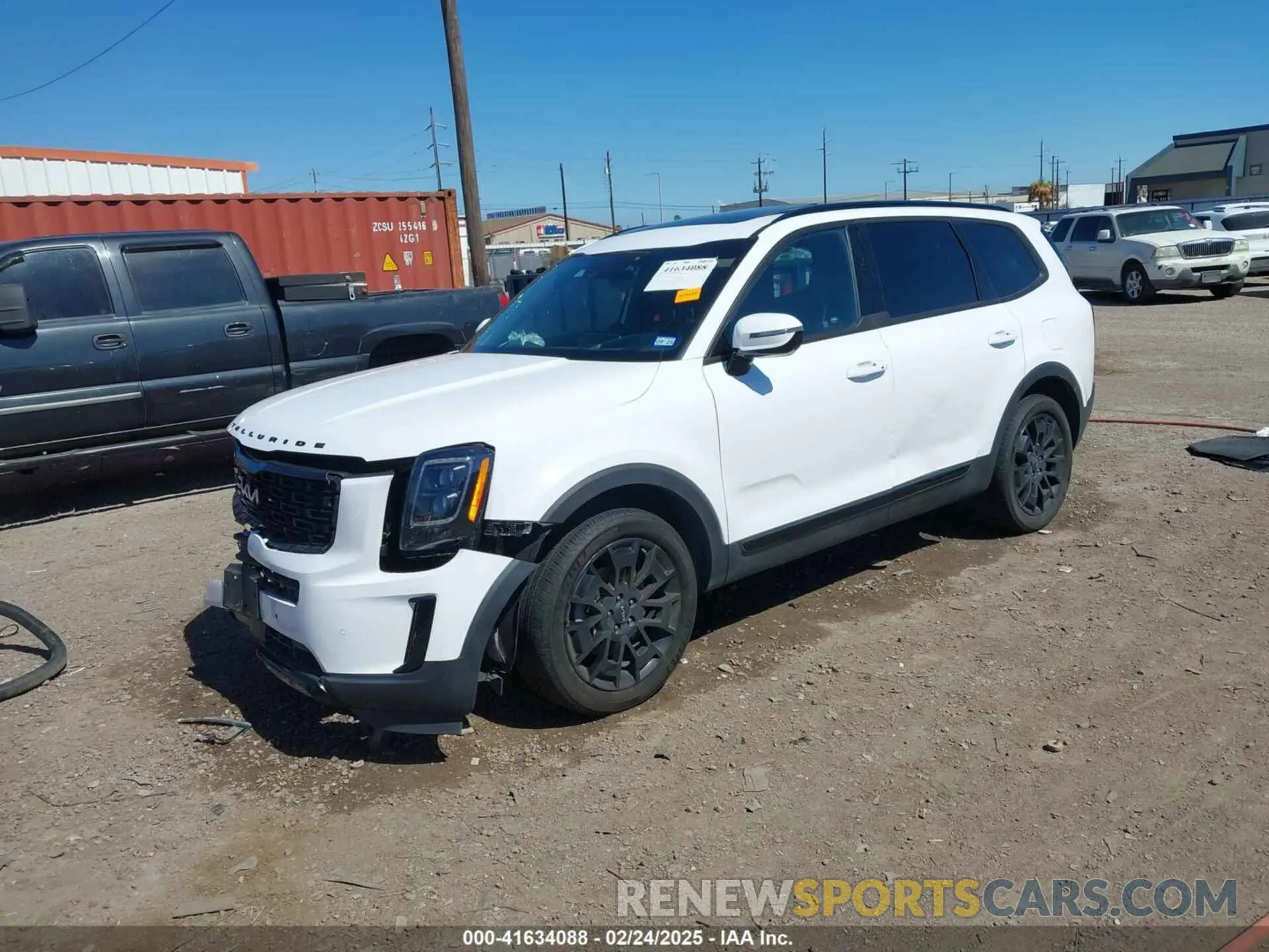 2 fotografías del automóvil dañado 5XYP5DHC0NG275634 KIA TELLURIDE 2022