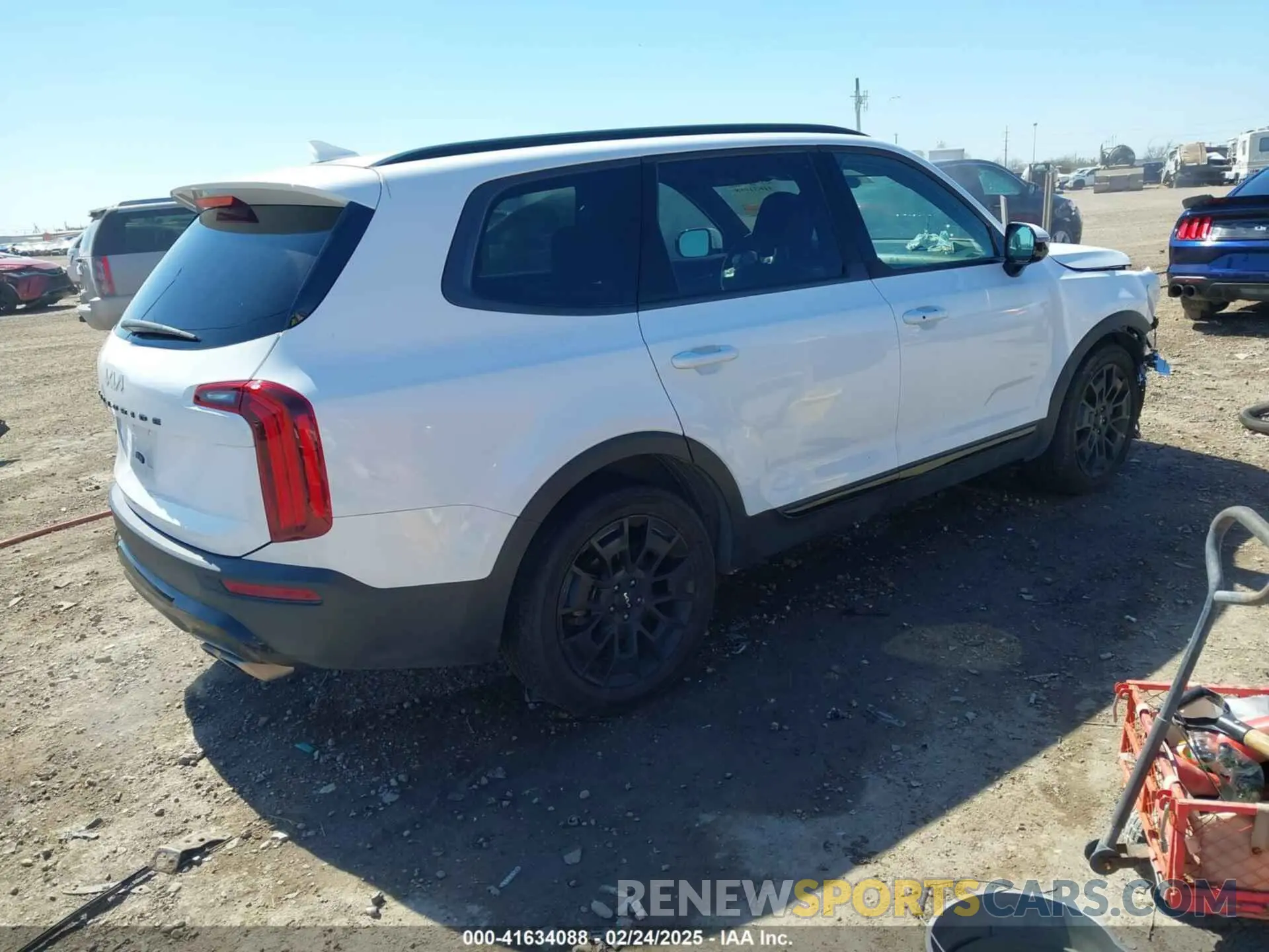 4 fotografías del automóvil dañado 5XYP5DHC0NG275634 KIA TELLURIDE 2022