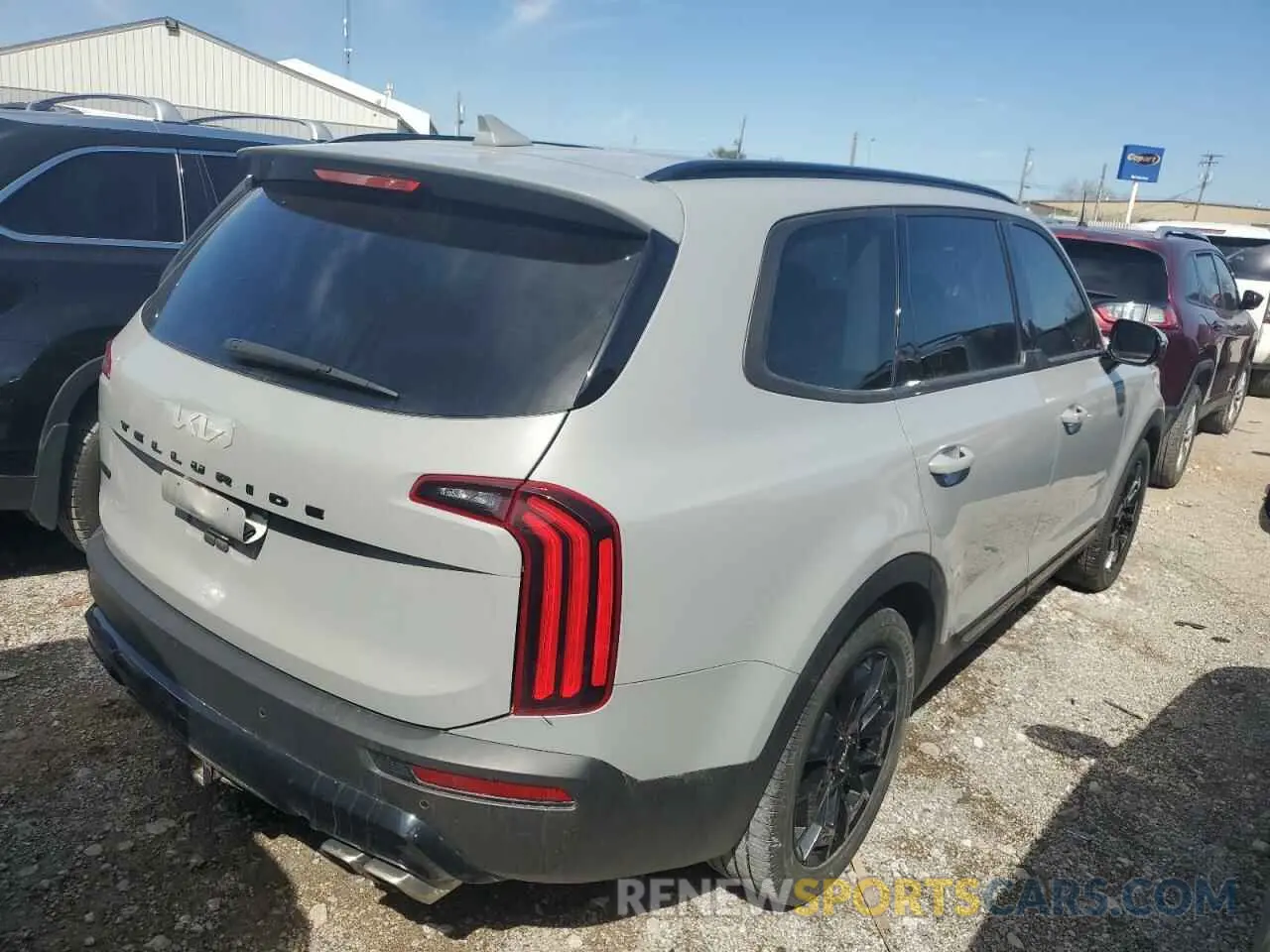 3 fotografías del automóvil dañado 5XYP5DHC1NG199177 KIA TELLURIDE 2022