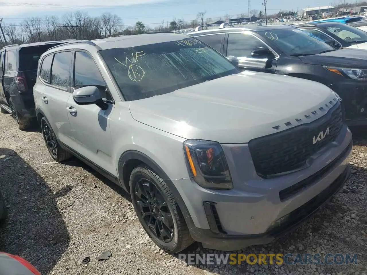 4 fotografías del automóvil dañado 5XYP5DHC1NG199177 KIA TELLURIDE 2022