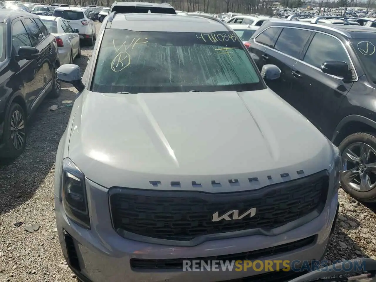 5 fotografías del automóvil dañado 5XYP5DHC1NG199177 KIA TELLURIDE 2022