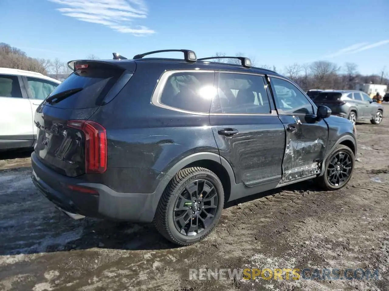 3 fotografías del automóvil dañado 5XYP5DHC1NG323836 KIA TELLURIDE 2022