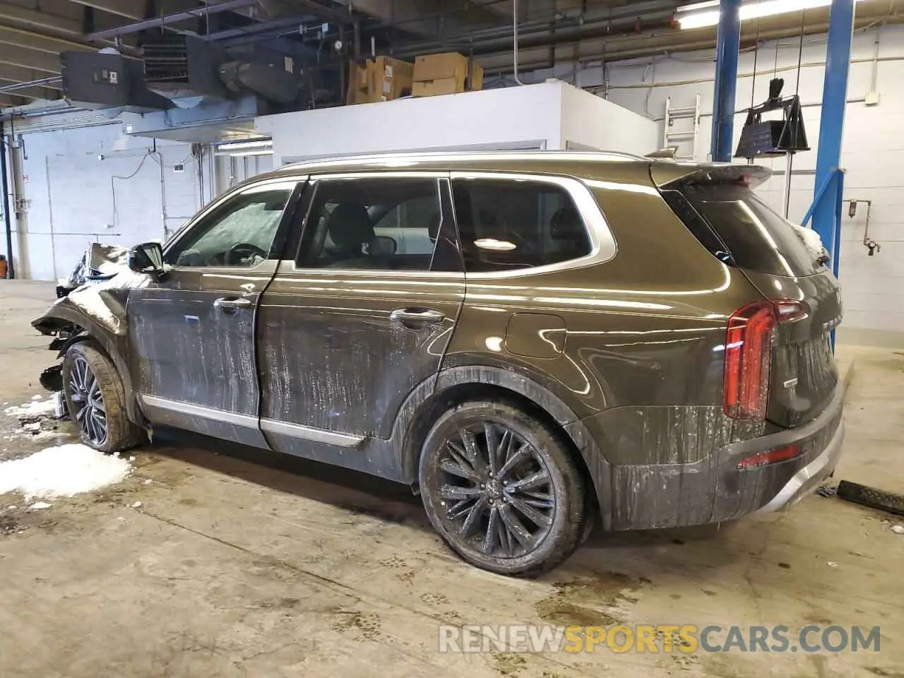 2 fotografías del automóvil dañado 5XYP5DHC2NG235782 KIA TELLURIDE 2022