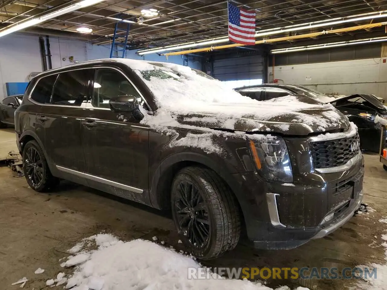 4 fotografías del automóvil dañado 5XYP5DHC2NG235782 KIA TELLURIDE 2022